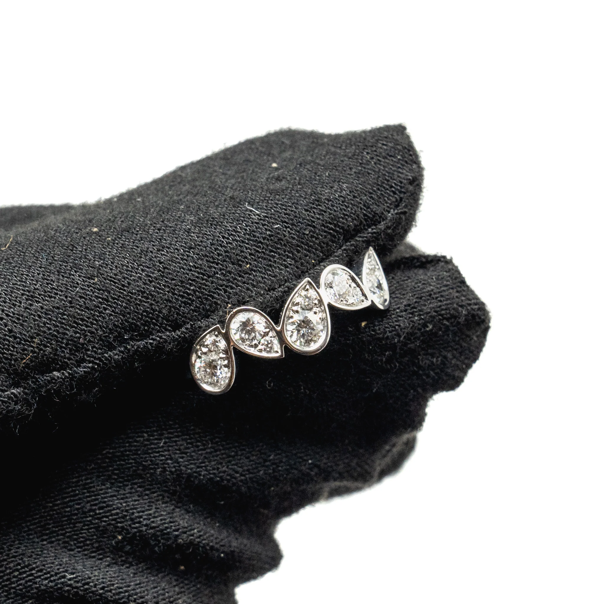 Chaumet size 53 Josephine ronde D’aigrettes ring white gold with diamonds - Image 5