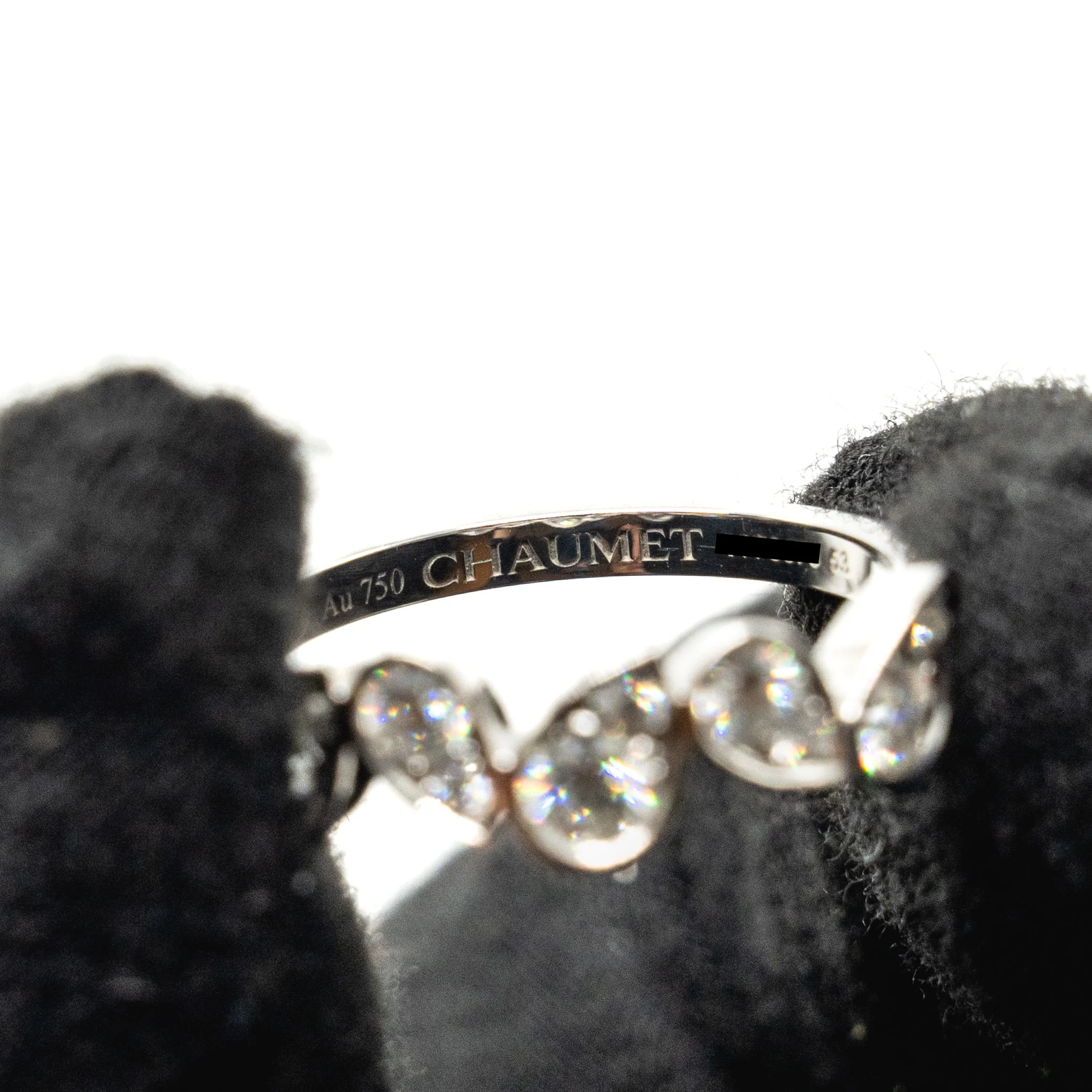 Chaumet size 53 Josephine ronde D’aigrettes ring white gold with diamonds - Image 6