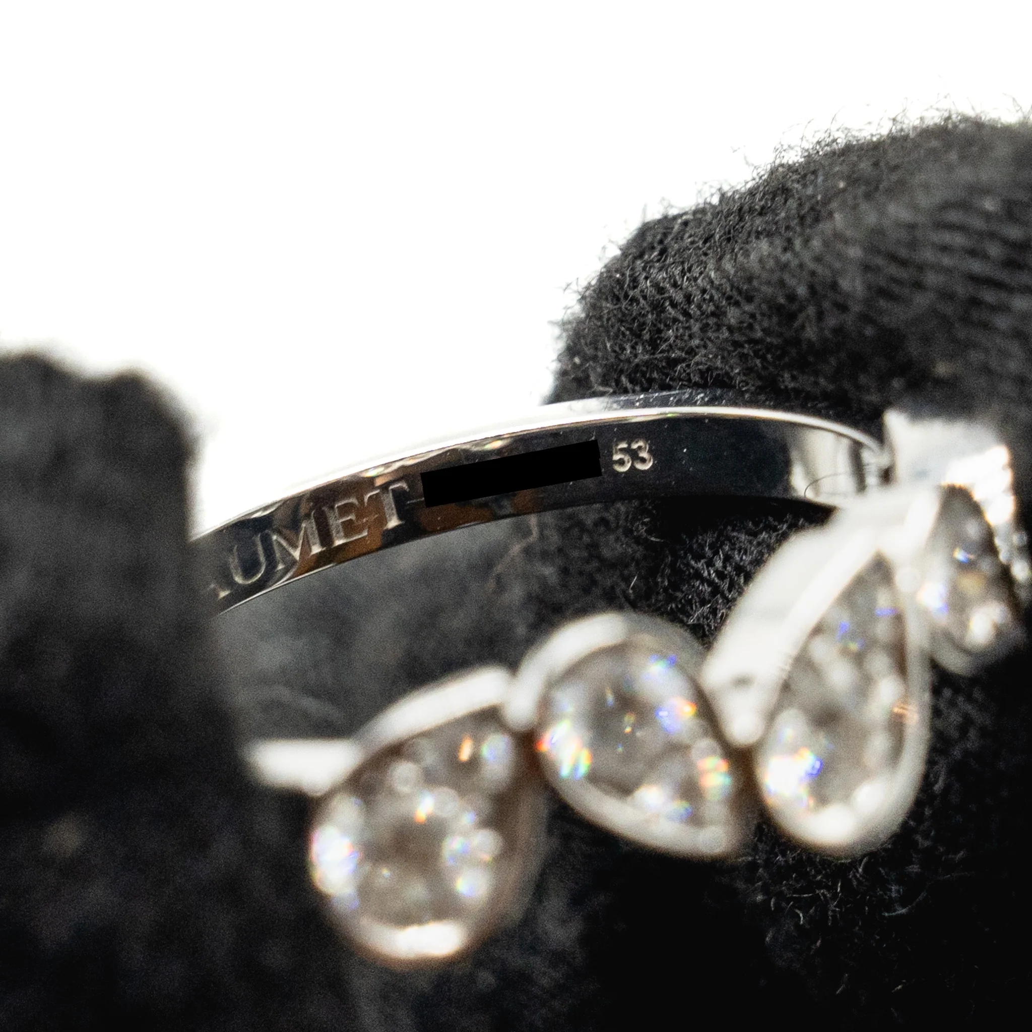 Chaumet size 53 Josephine ronde D’aigrettes ring white gold with diamonds - Image 7