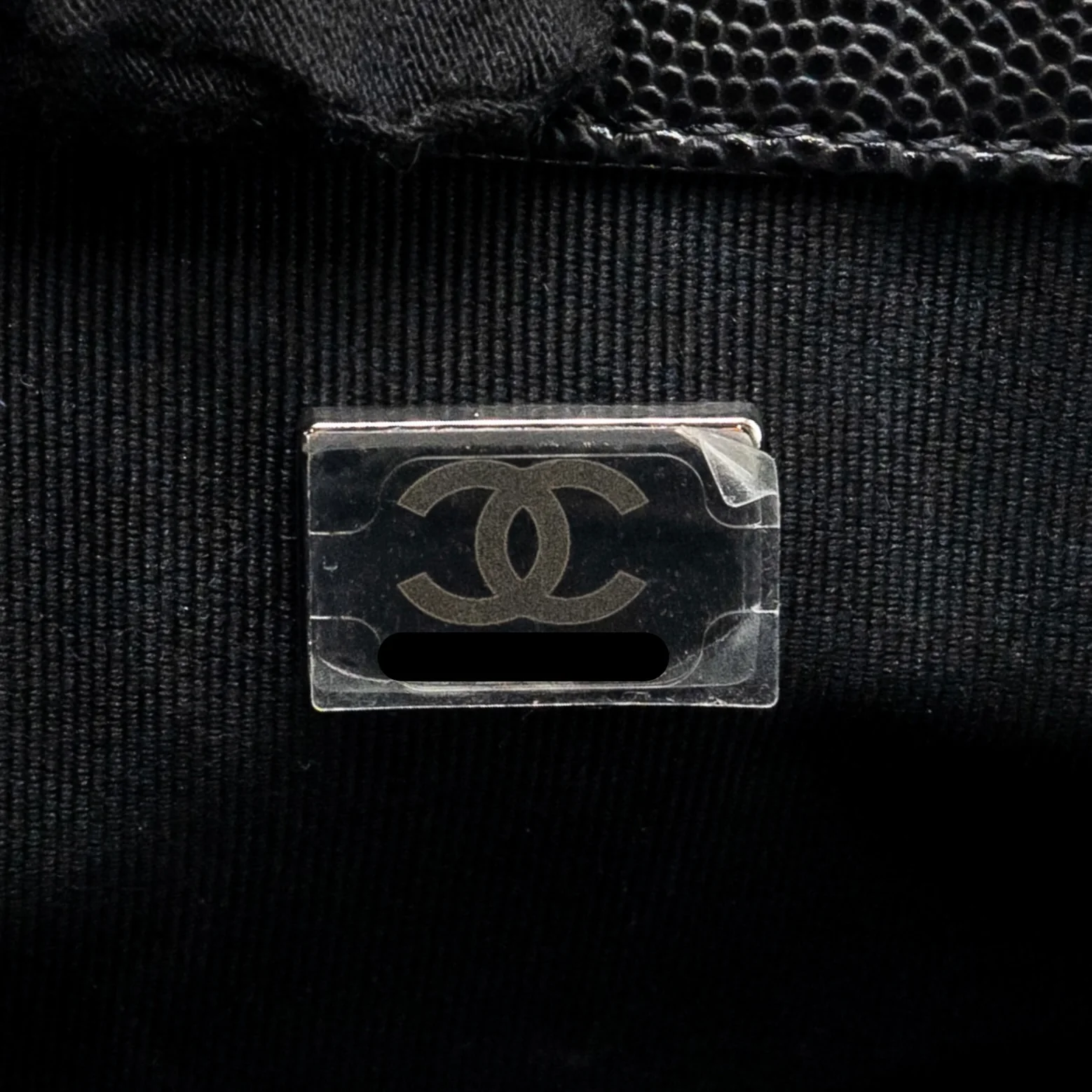 Chanel Small Boy Bag Caviar Black SHW (Microchip) - Image 18