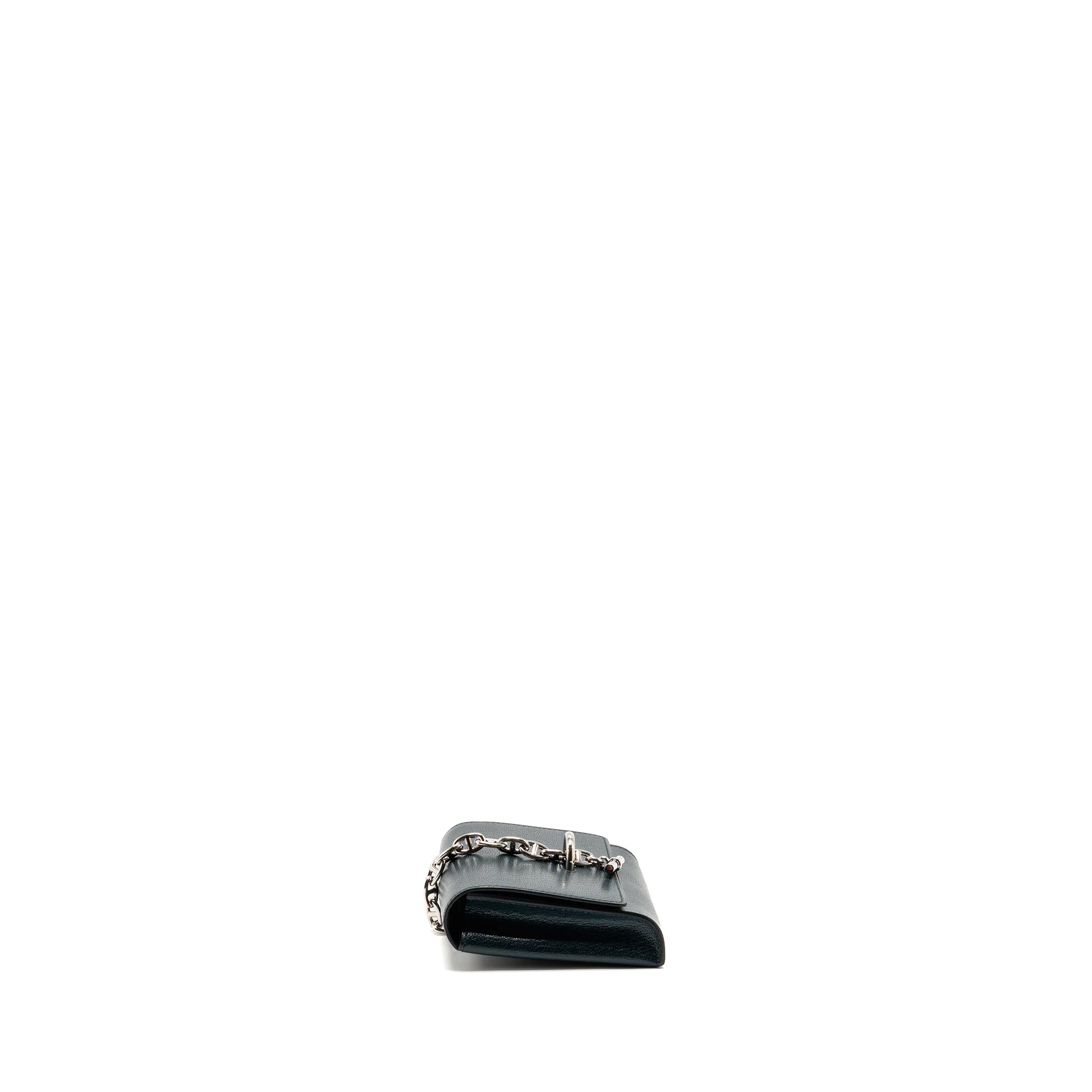 Hermes Chaine D’ancre To Go Wallet Chevre Chamkila Vert Cypres SHW Stamp K - Image 4