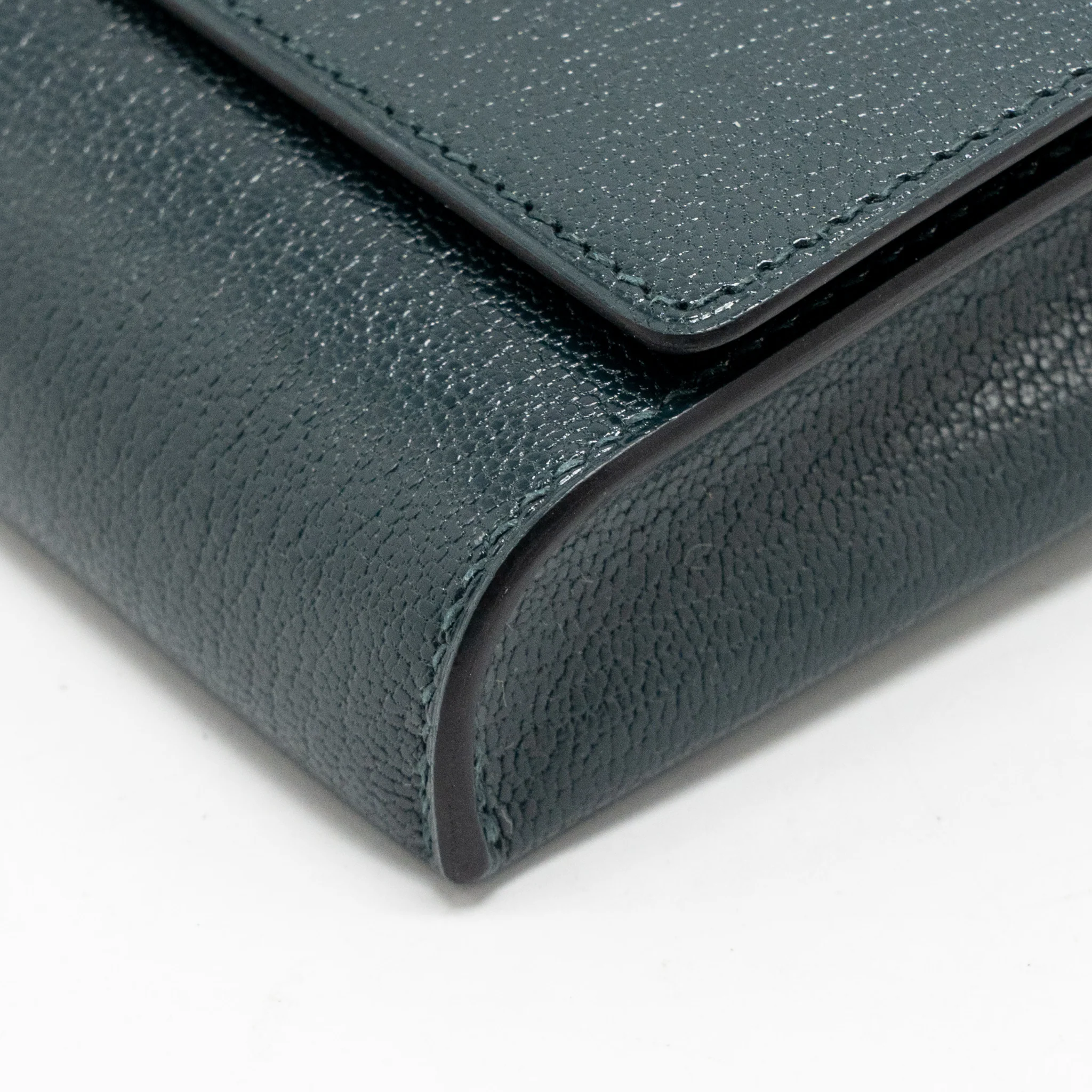 Hermes Chaine D’ancre To Go Wallet Chevre Chamkila Vert Cypres SHW Stamp K - Image 8