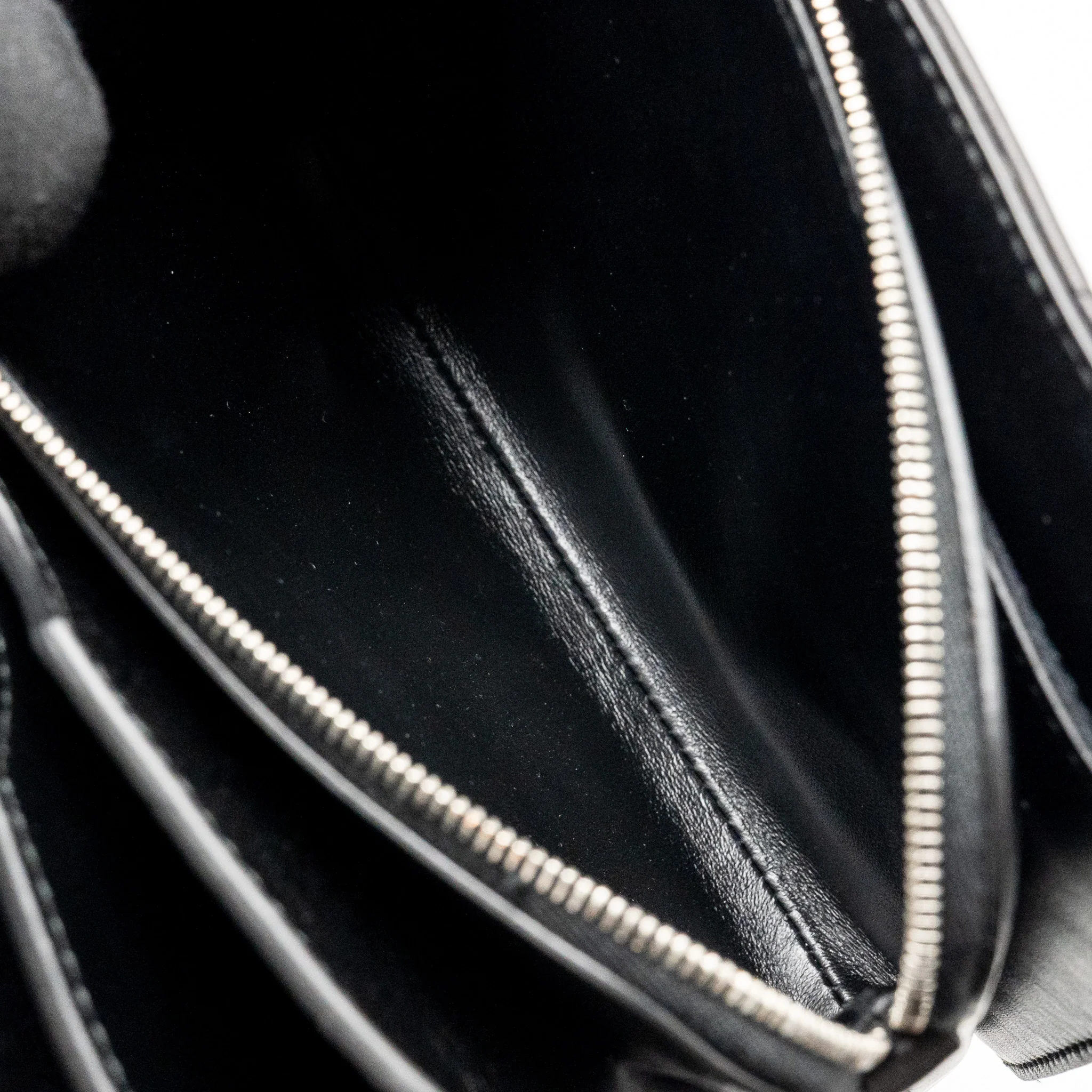 Balenciaga B. Shoulder Bag Quilted Calfskin Black Ruthenium Hardware - Image 15