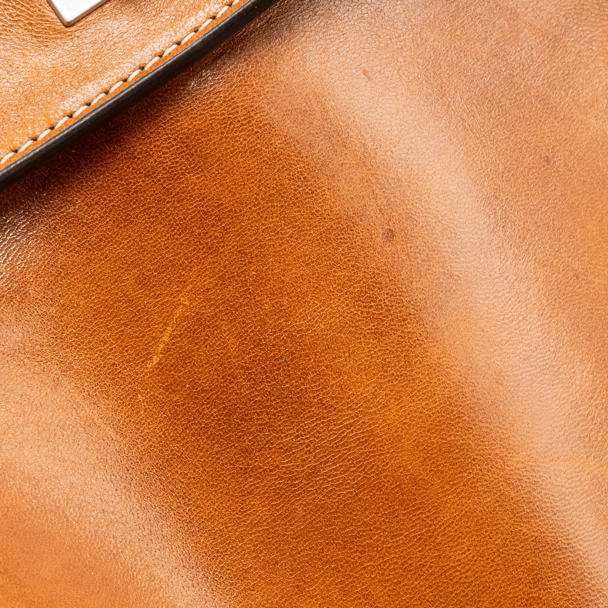 Belenciaga Rodeo Small Tanned Lambskin Tan Cowboy Ruthenium SHW - Image 11