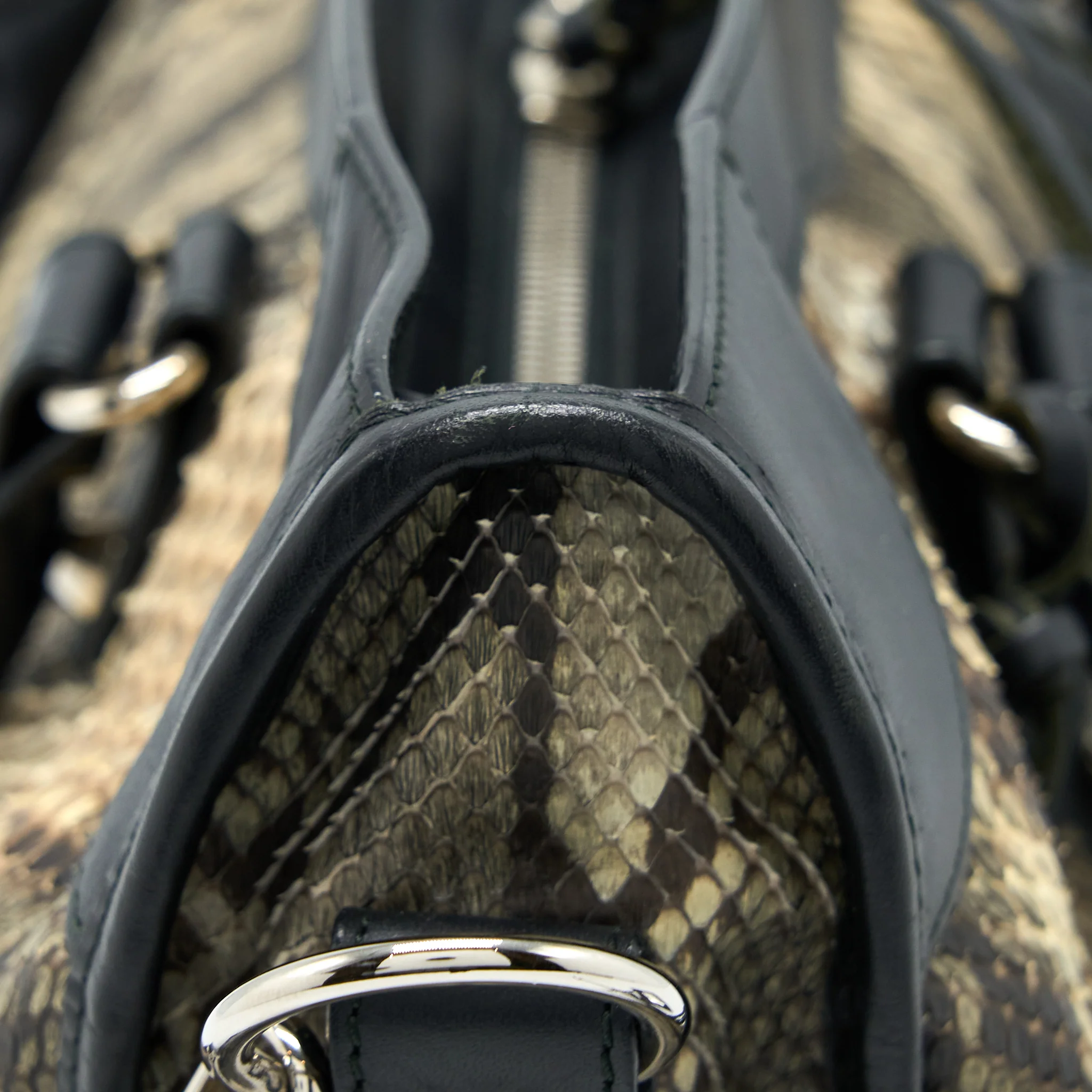 Balenciaga Classic City Python Leather SHW - Image 12