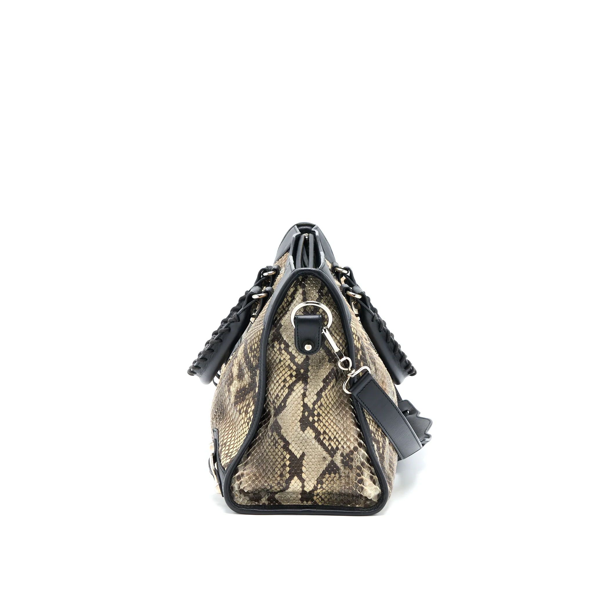 Balenciaga Classic City Python Leather SHW - Image 3