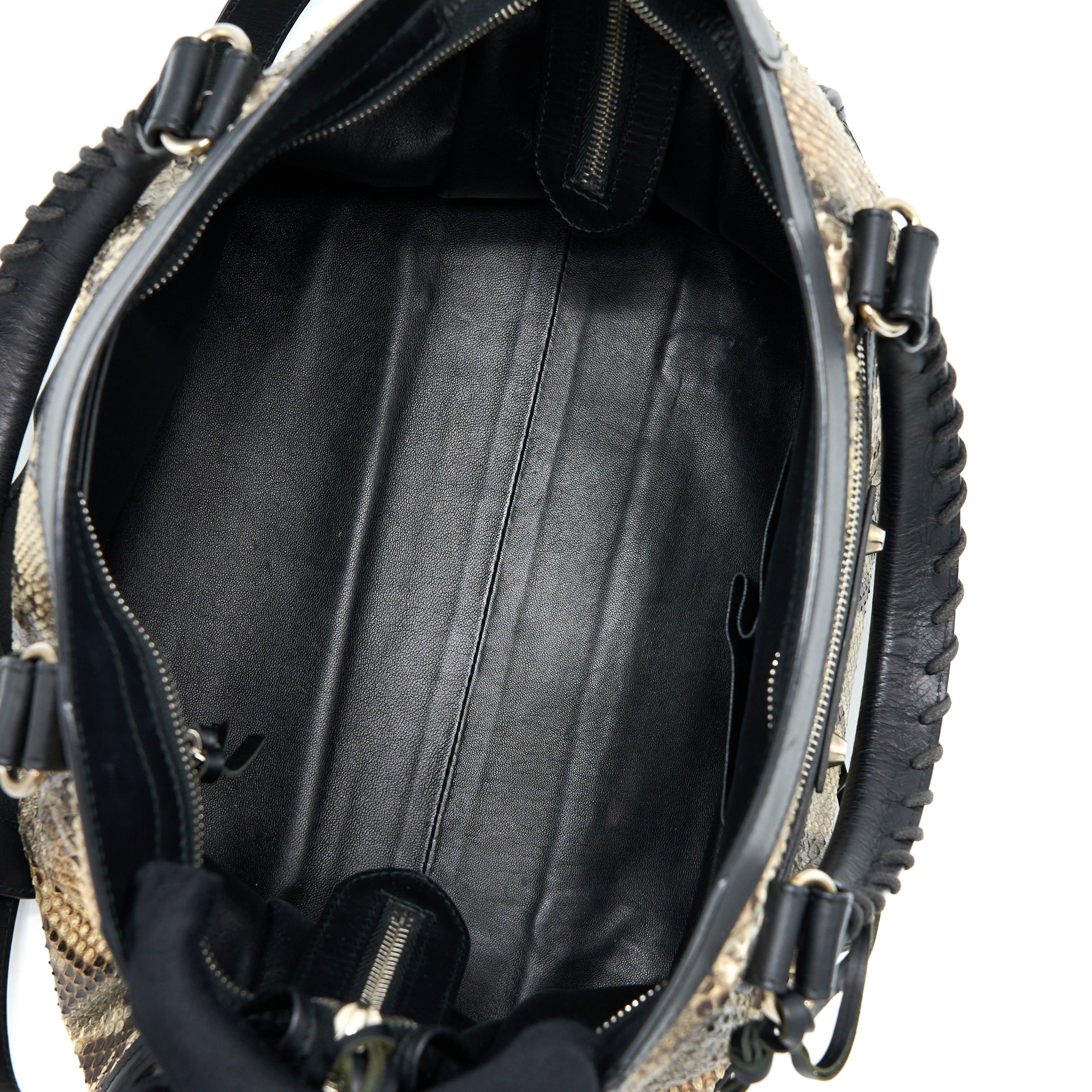 Balenciaga Classic City Python Leather SHW - Image 6