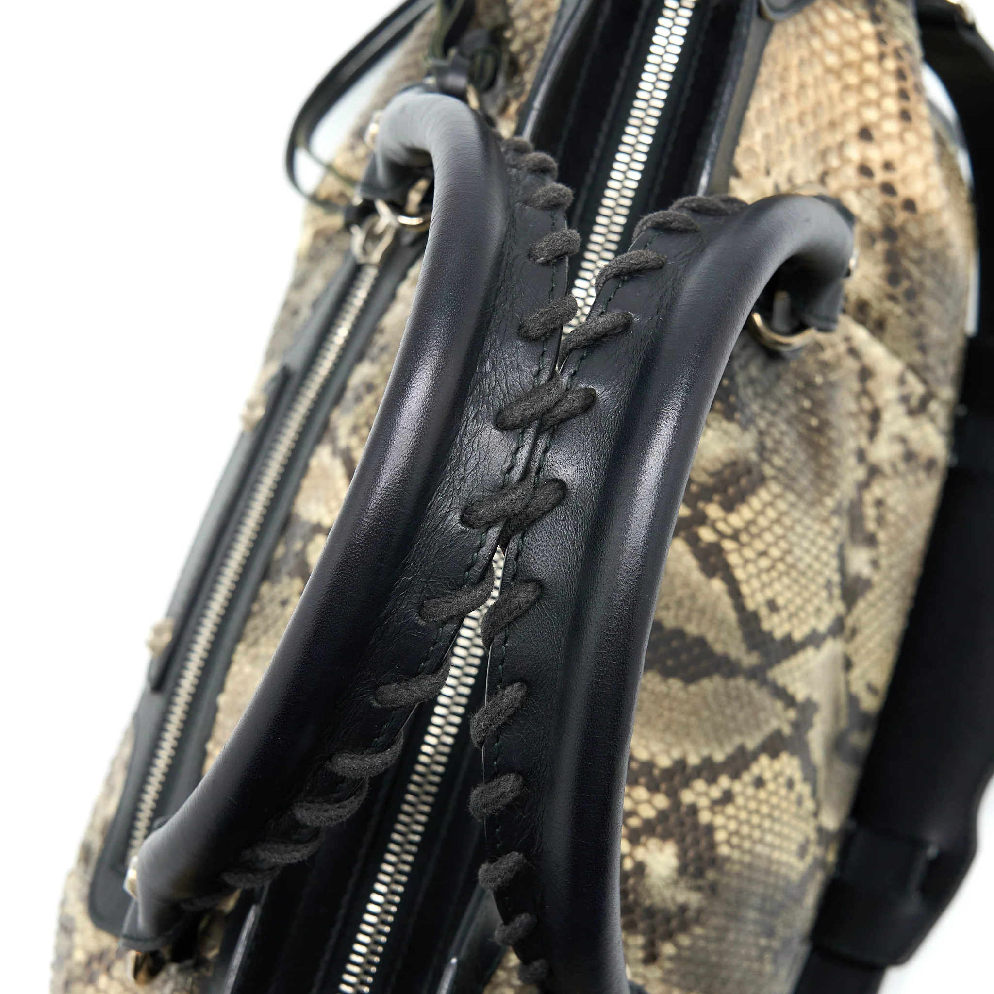 Balenciaga Classic City Python Leather SHW - Image 9