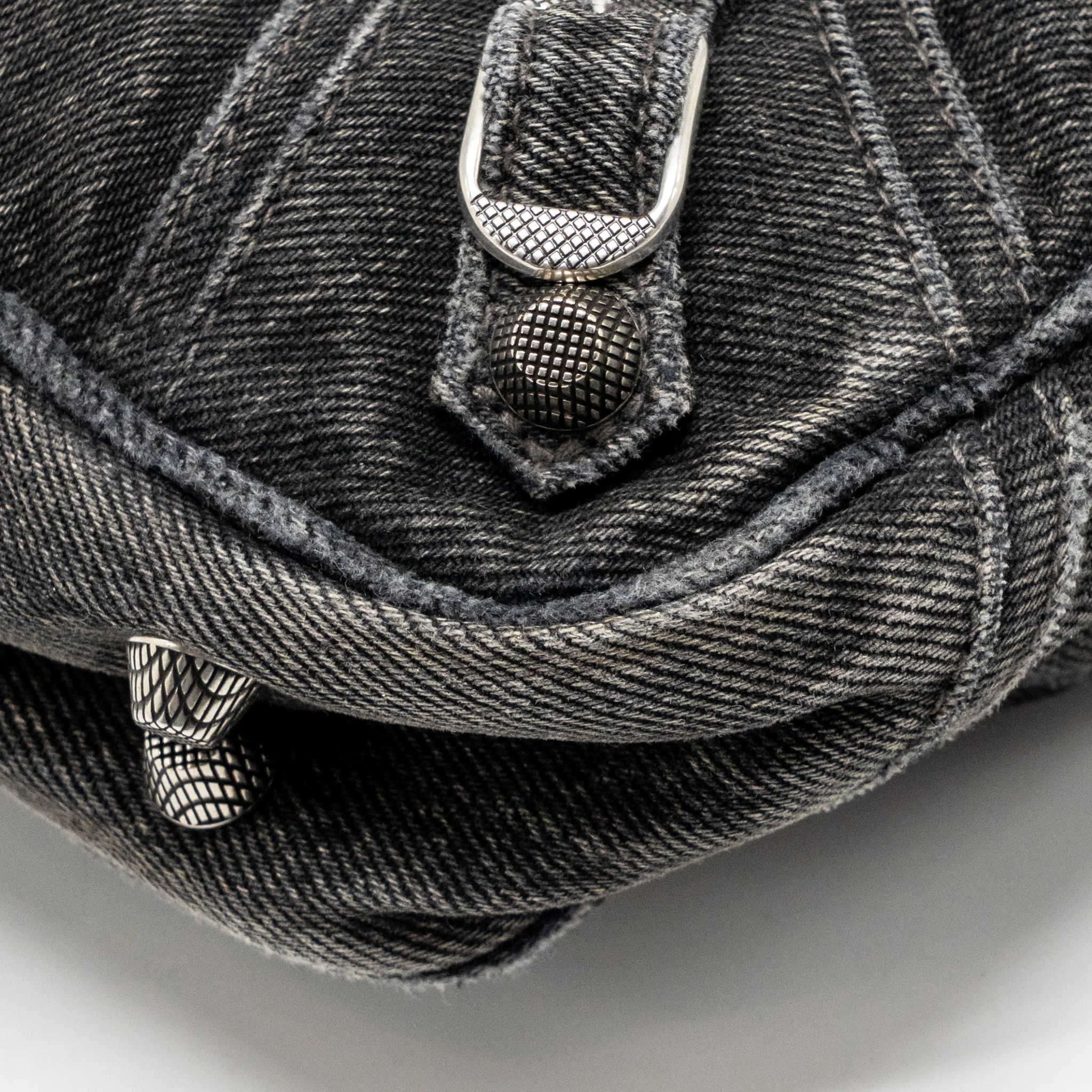 Balenciaga Le Cagole Crossbody Bag Denim Black SHW - Image 8