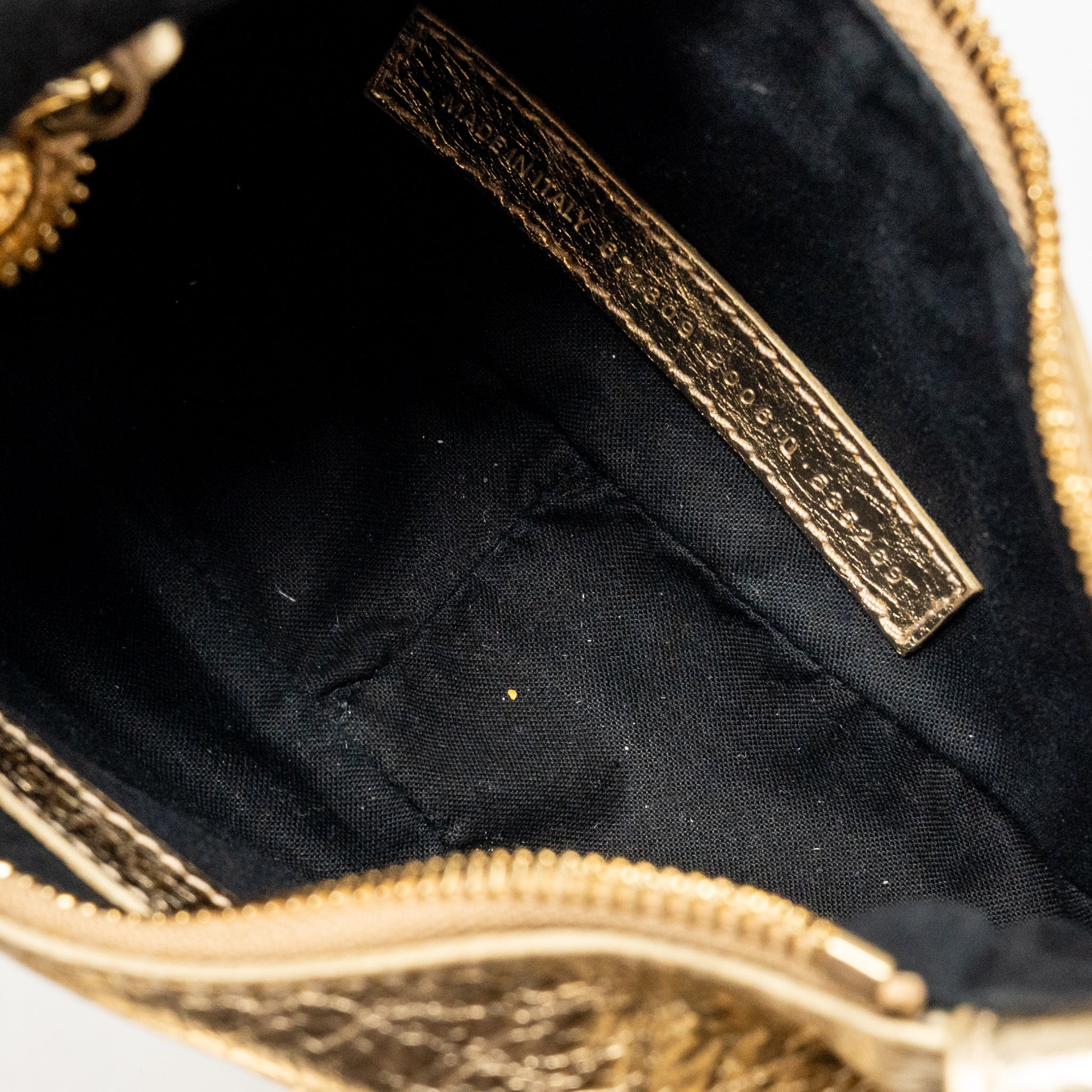 Balenciaga Le Cagole xs Shoulder Bag Arena Cracked Lambskin Gold GHW - Image 10