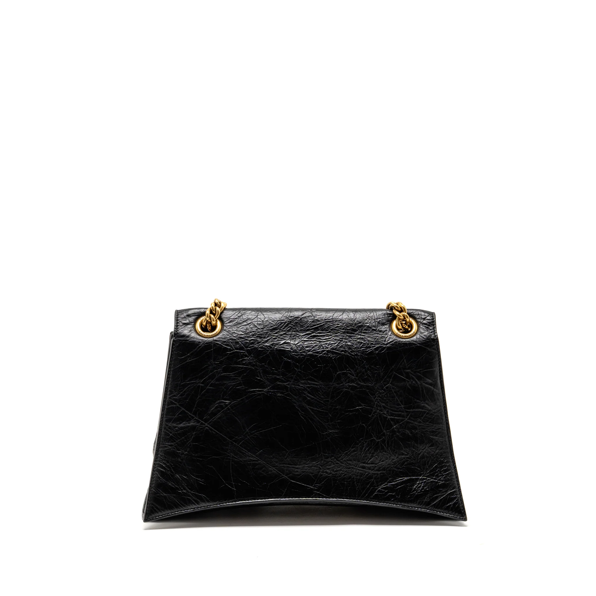 Balenciaga Medium Women’s Crush Chain Bag Calfskin Black GHW - Image 2