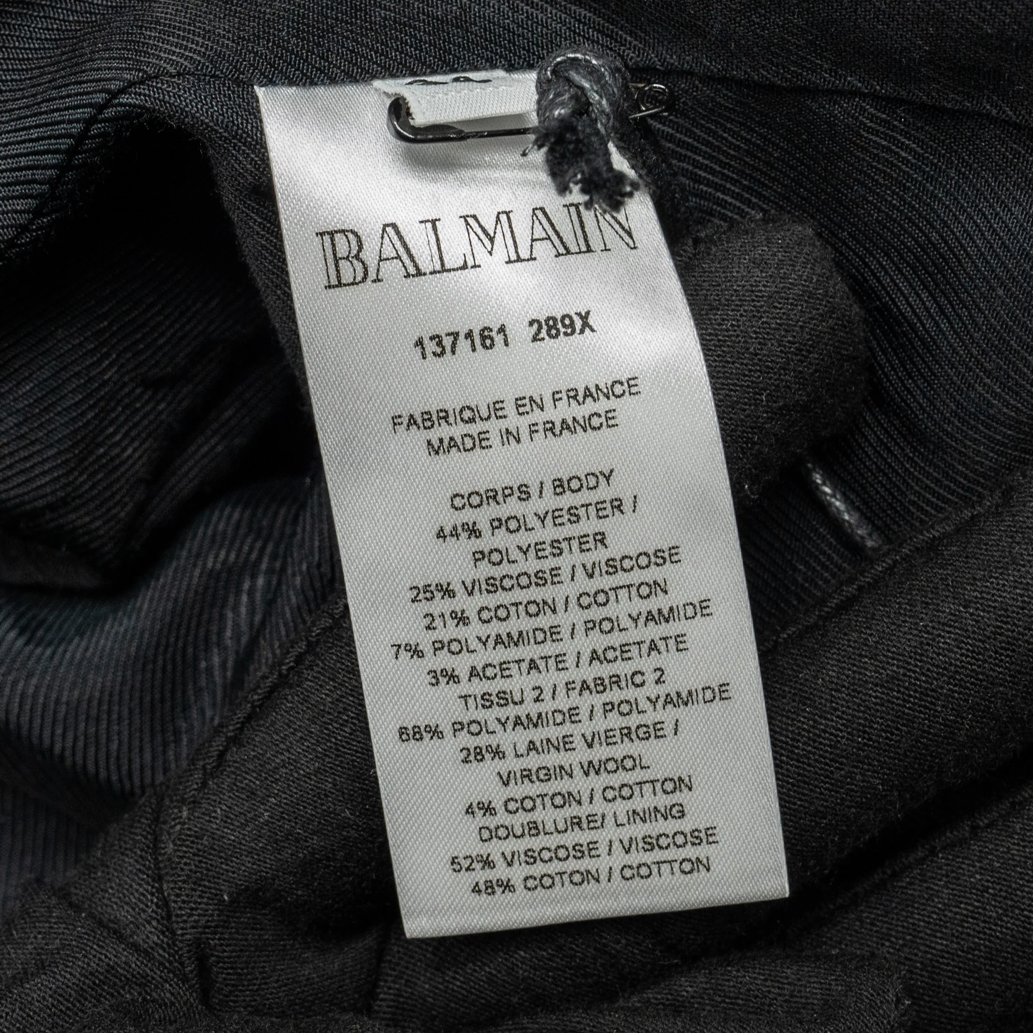 Balmain size 34 jacket multicolour - Image 9