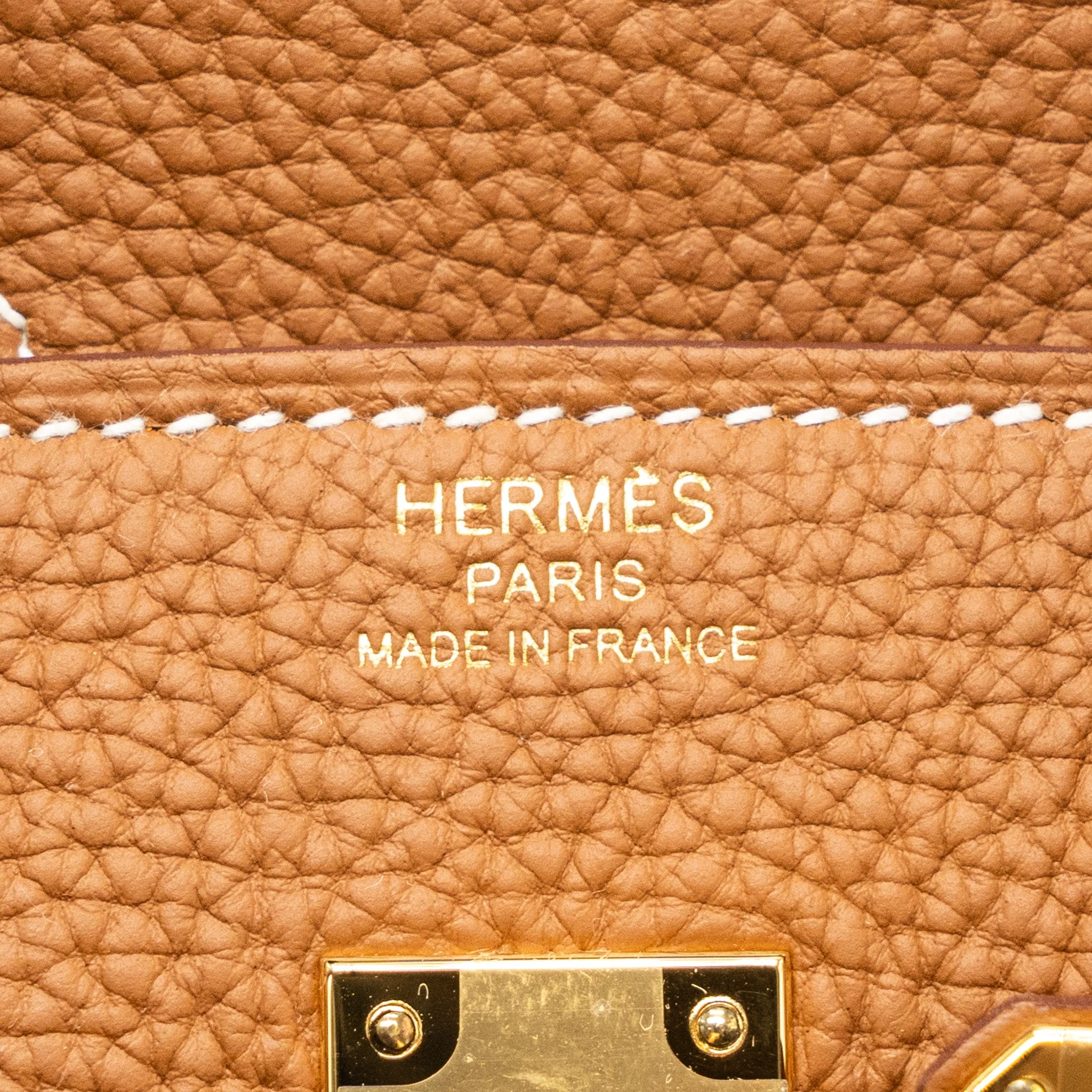 Hermes Birkin 25 Togo gold GHW Stamp B - Image 13