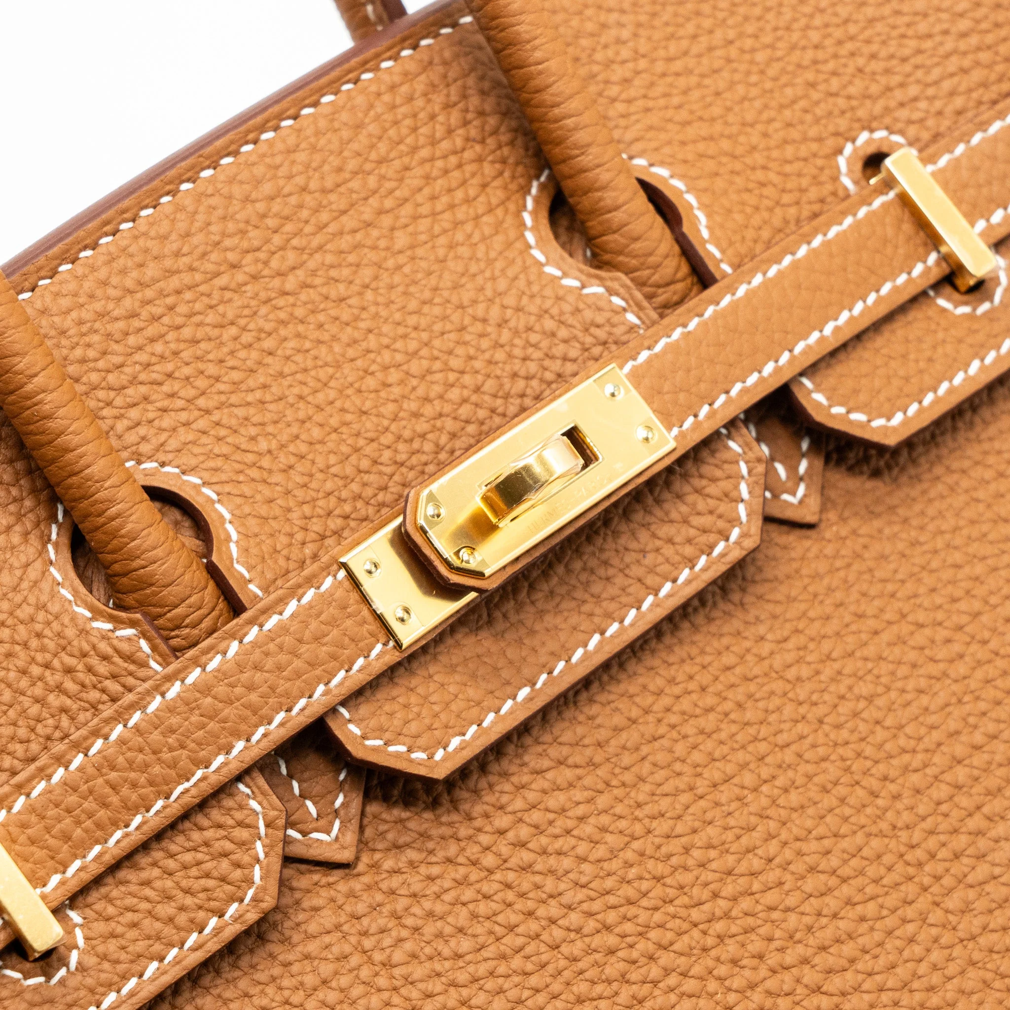 Hermes Birkin 25 Togo gold GHW Stamp B - Image 8