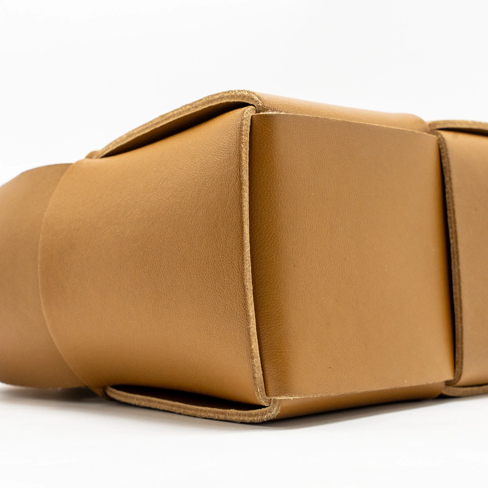 Bottega Veneta Mini Arco Tote Lambskin Camel GHW - Image 6