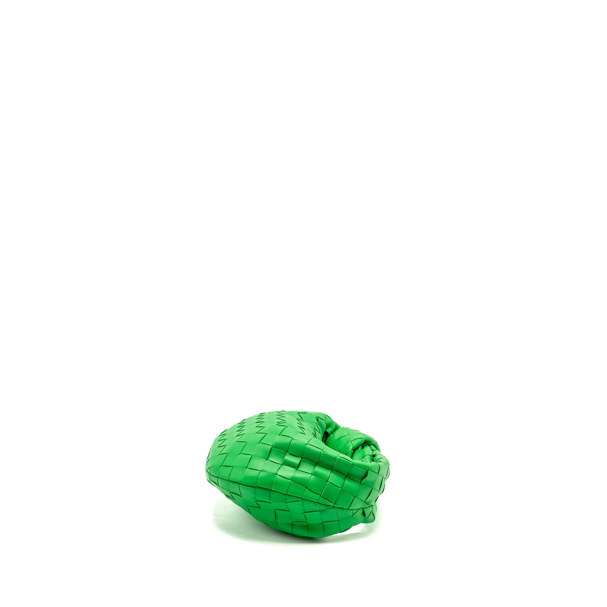 Bottega Veneta Mini Jodie Lambskin Green GHW - Image 3