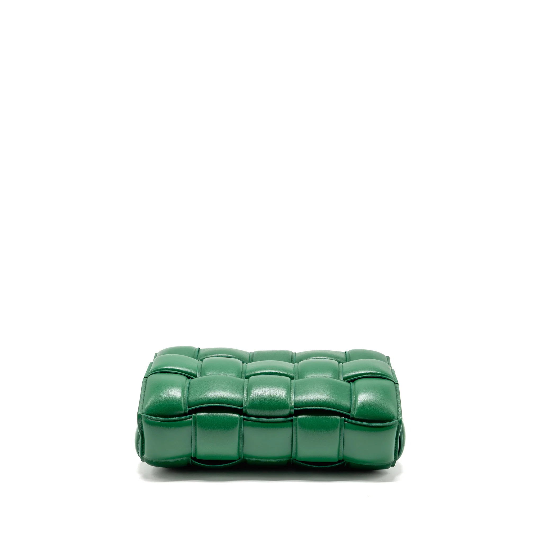 Bottega Veneta Padded Cassette Intreccio Nappa Lambskin Green GHW - Image 5