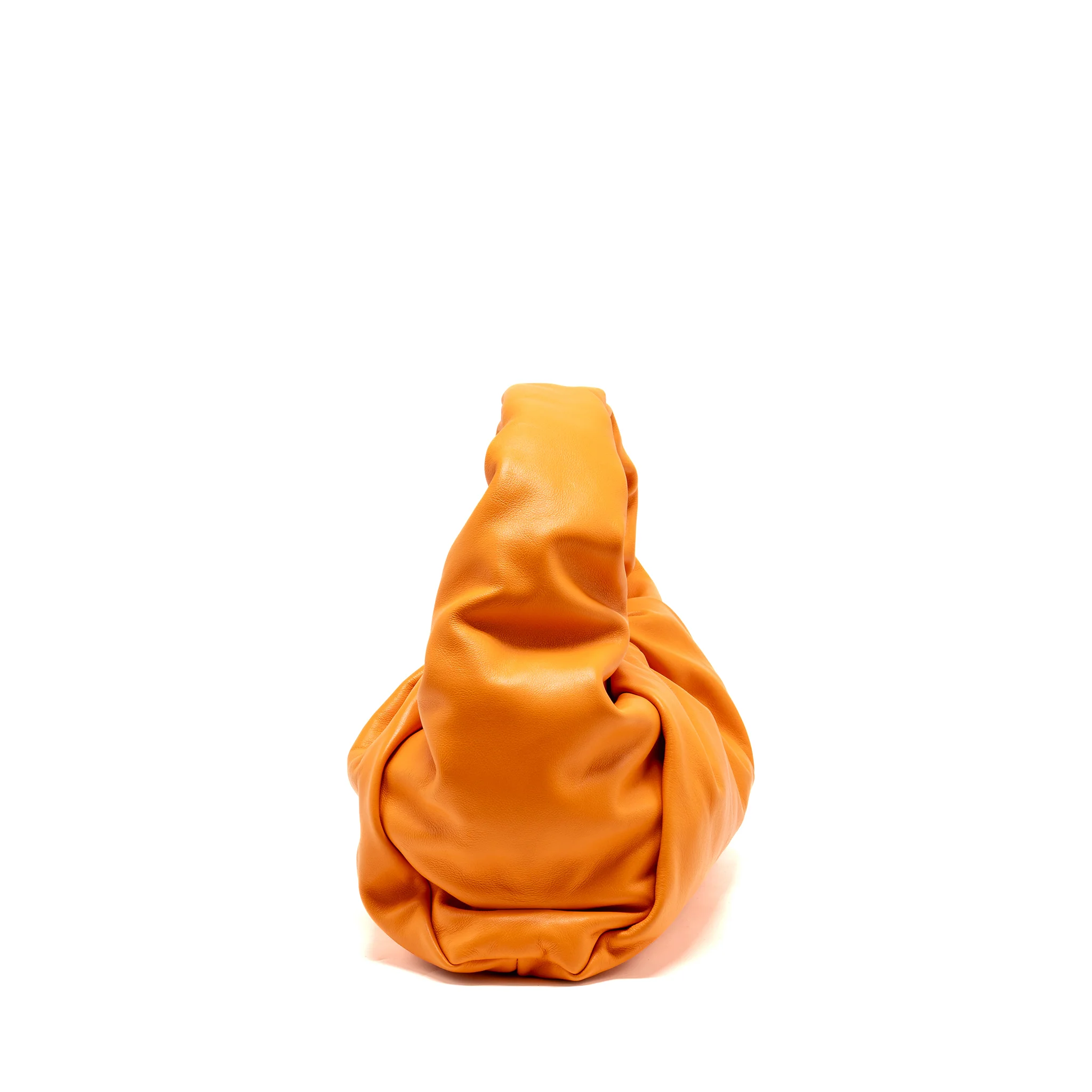 Bottega Veneta Shoulder Pouch Calfskin Orange GHW - Image 3