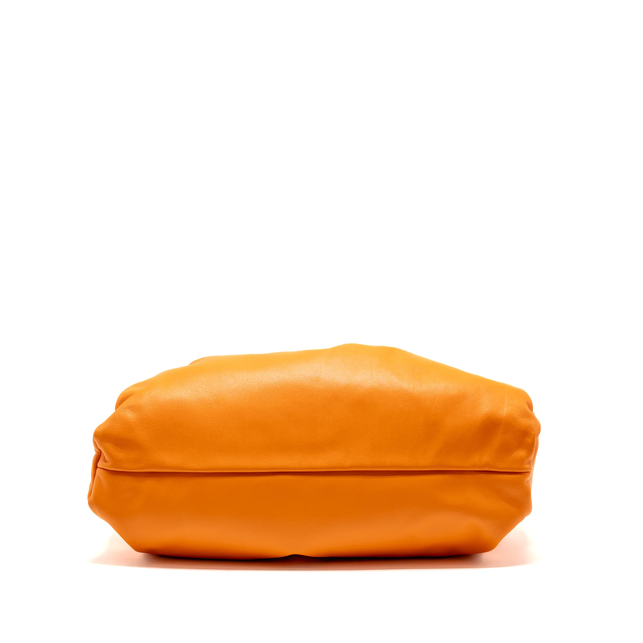 Bottega Veneta Shoulder Pouch Calfskin Orange GHW - Image 5