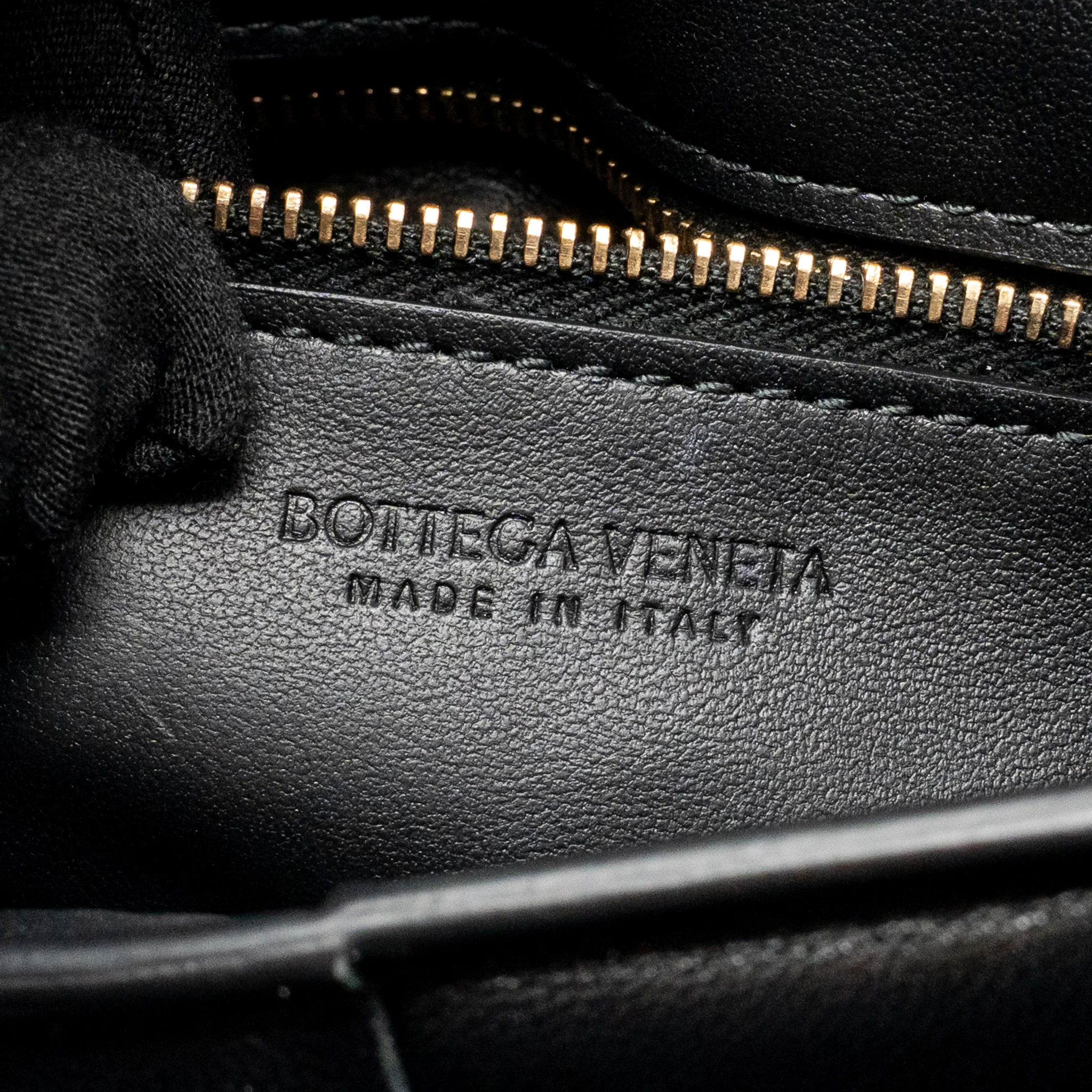 Bottega Veneta Small Padded Cassette Bag Lambskin Black GHW - Image 15