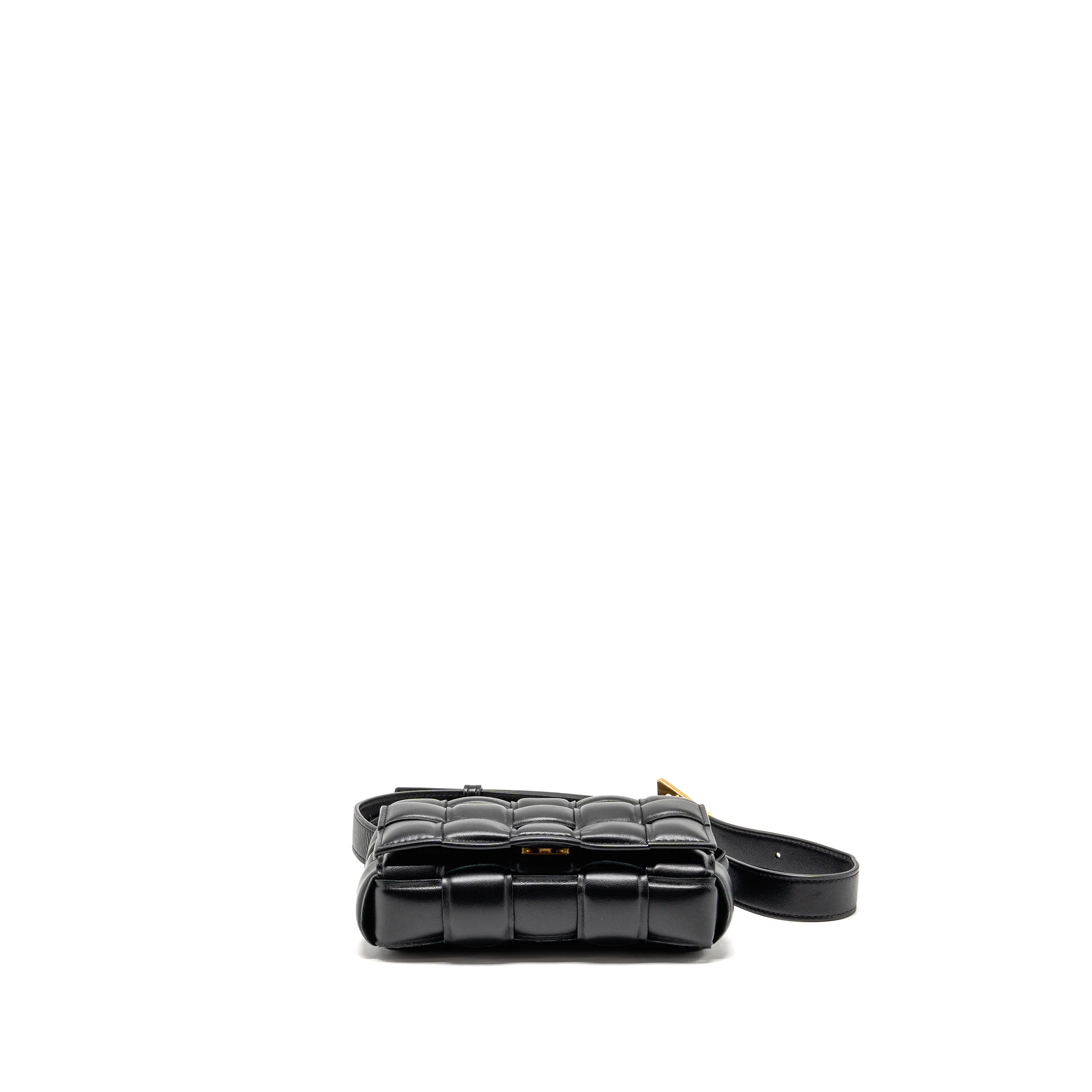 Bottega Veneta Small Padded Cassette Bag Lambskin Black GHW - Image 5