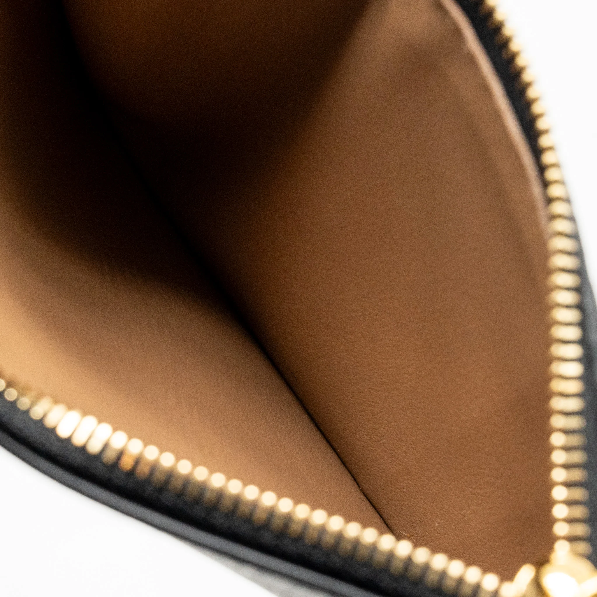 Burberry Brown Deer Print Zip Card Case, Leather Black Zip Card Holder GHW (sell in a set) - Image 7
