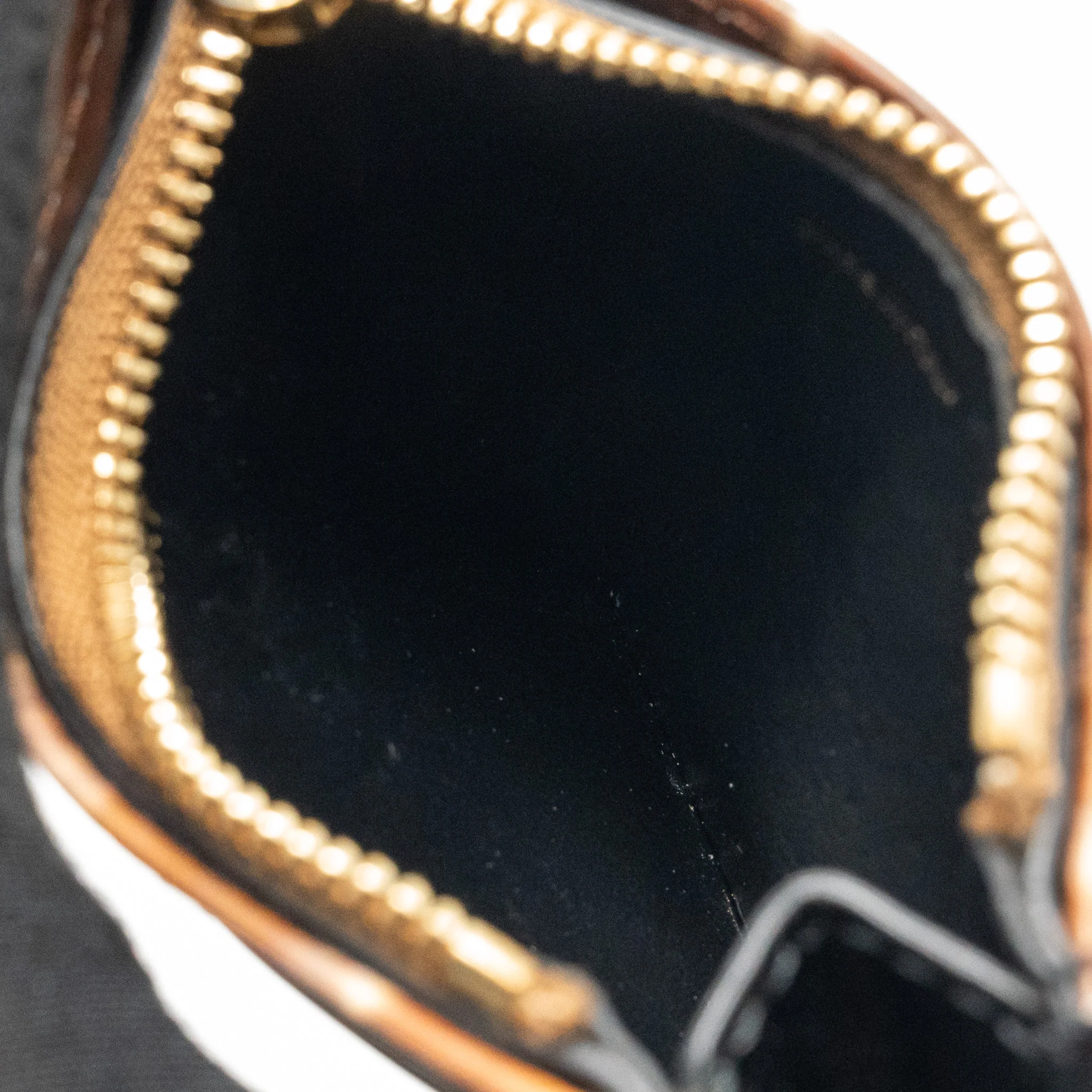 Burberry Brown Deer Print Zip Card Case, Leather Black Zip Card Holder GHW (sell in a set) - Image 8