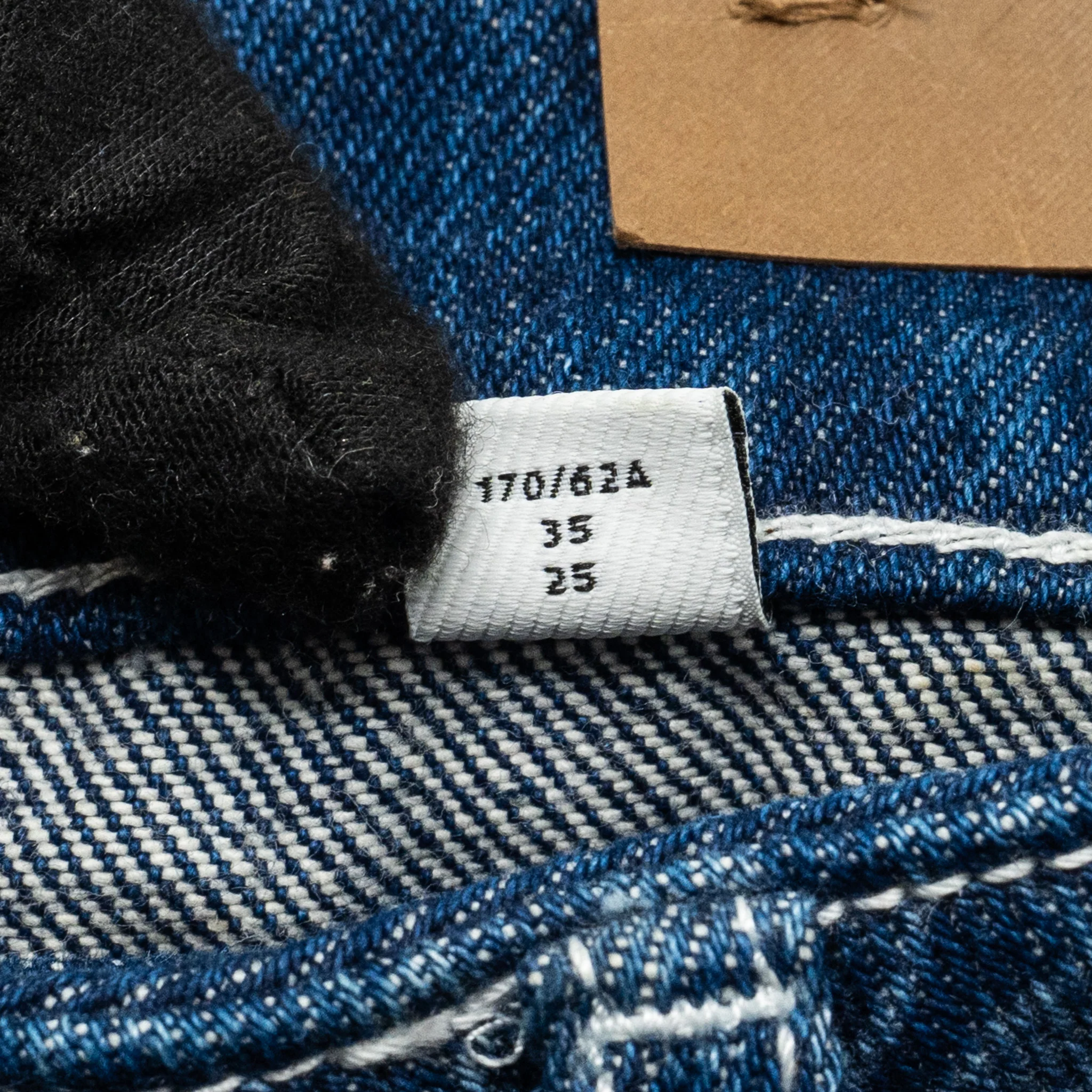 Burberry Size 25 Skinny Mid-Rise Monogram pattern Denim Jeans Cotton Blue - Image 10