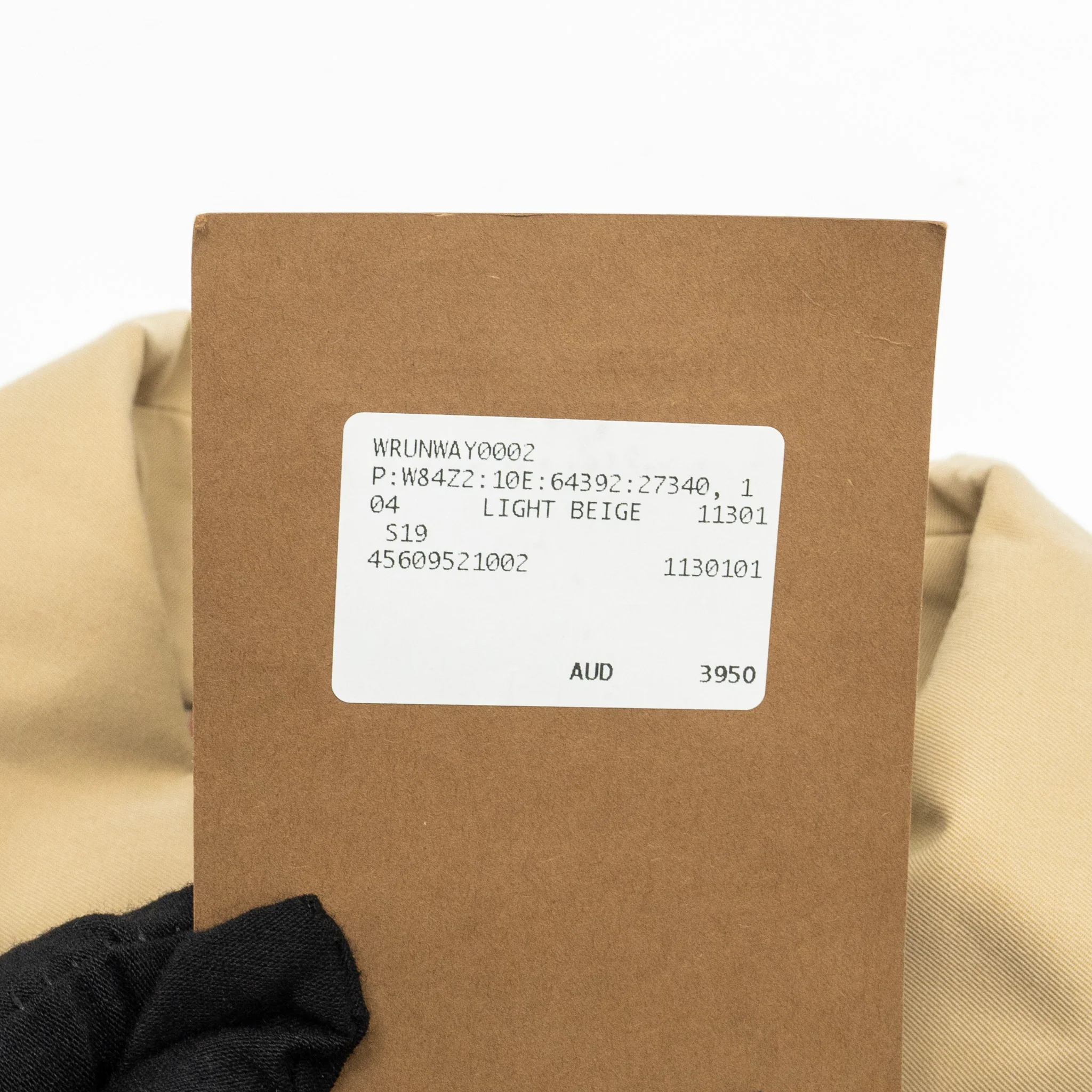Burberry Size IT36 Corset-Belt Long Gabardine Trench Coat Cotton Light Beige - Image 10
