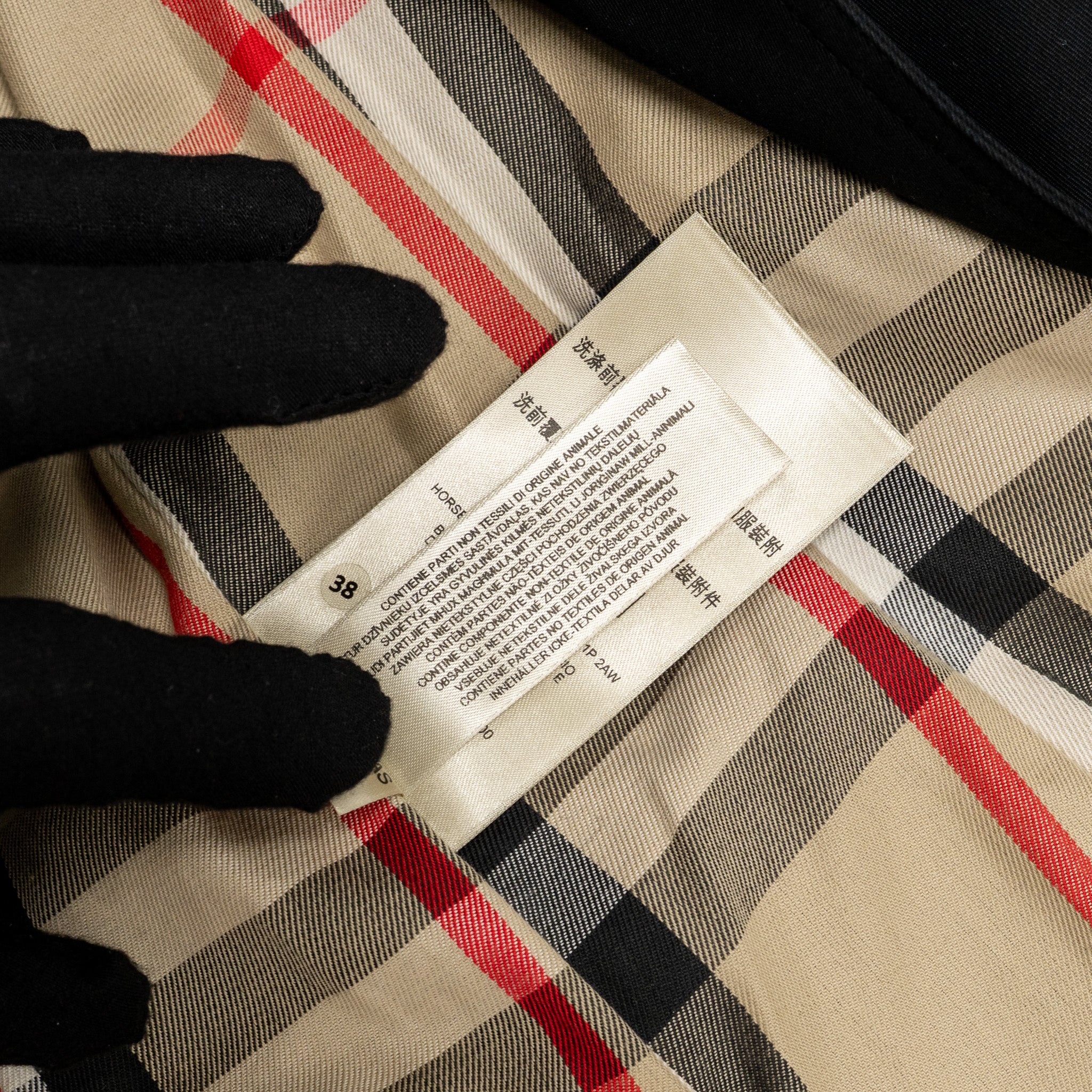 Burberry Size UK6 Sandringham Long Trench Coat Cotton Black SHW - Image 12