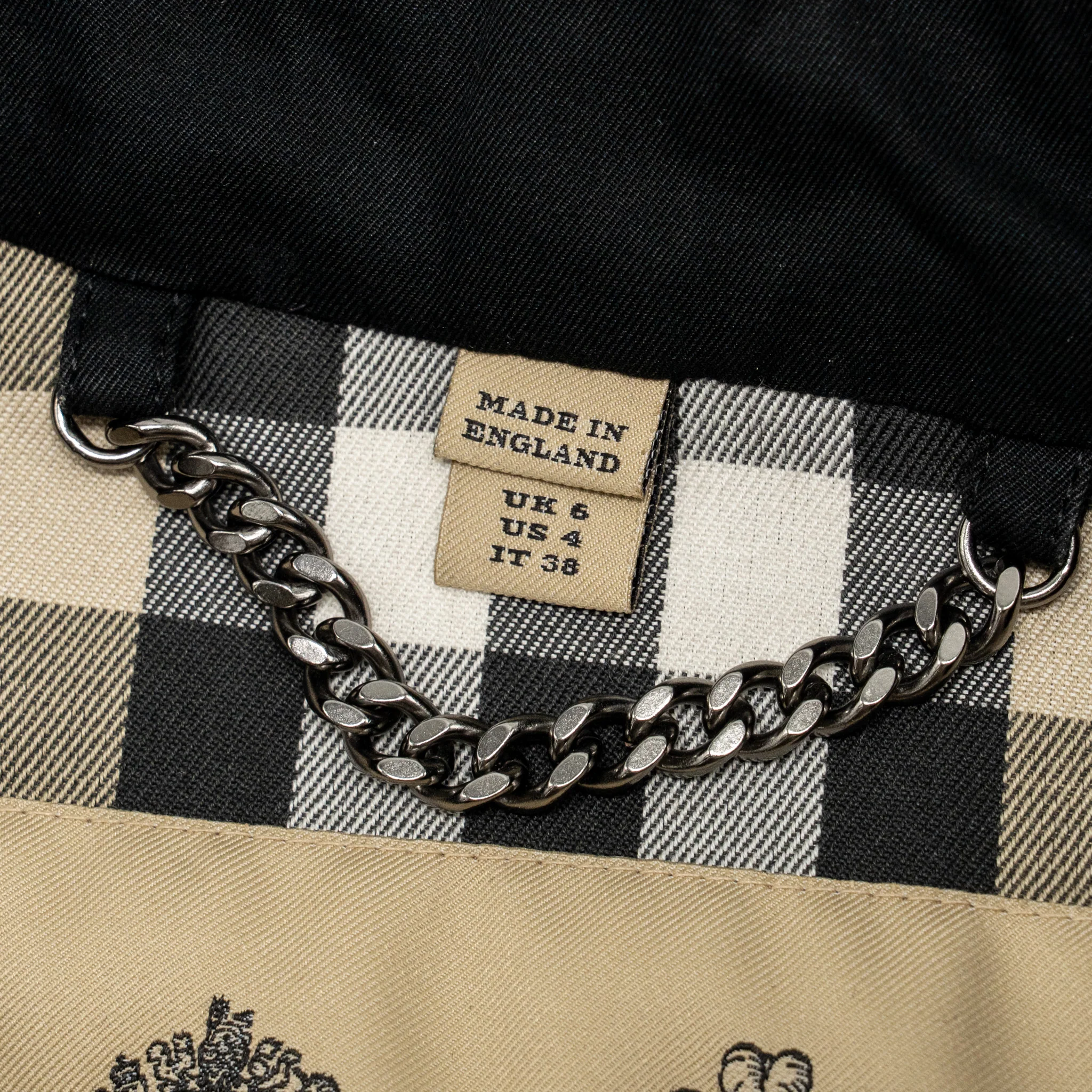 Burberry Size UK6 Sandringham Long Trench Coat Cotton Black SHW - Image 6
