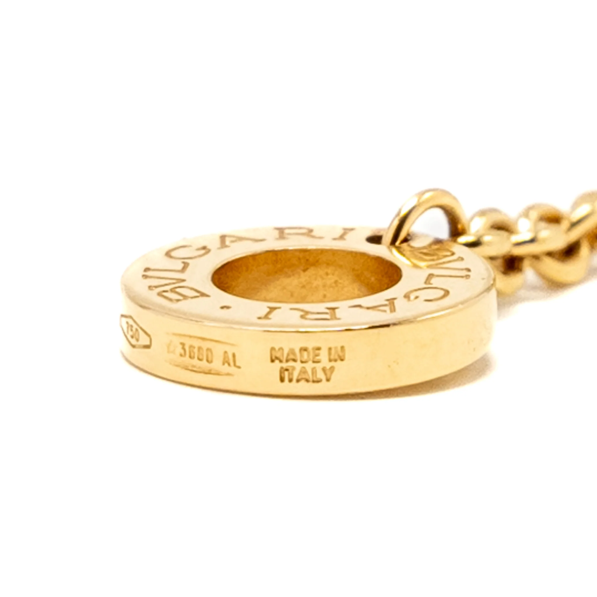 Bvlgari B.zero1 Necklace White Ceramic Rose Gold, Diamonds - Image 5