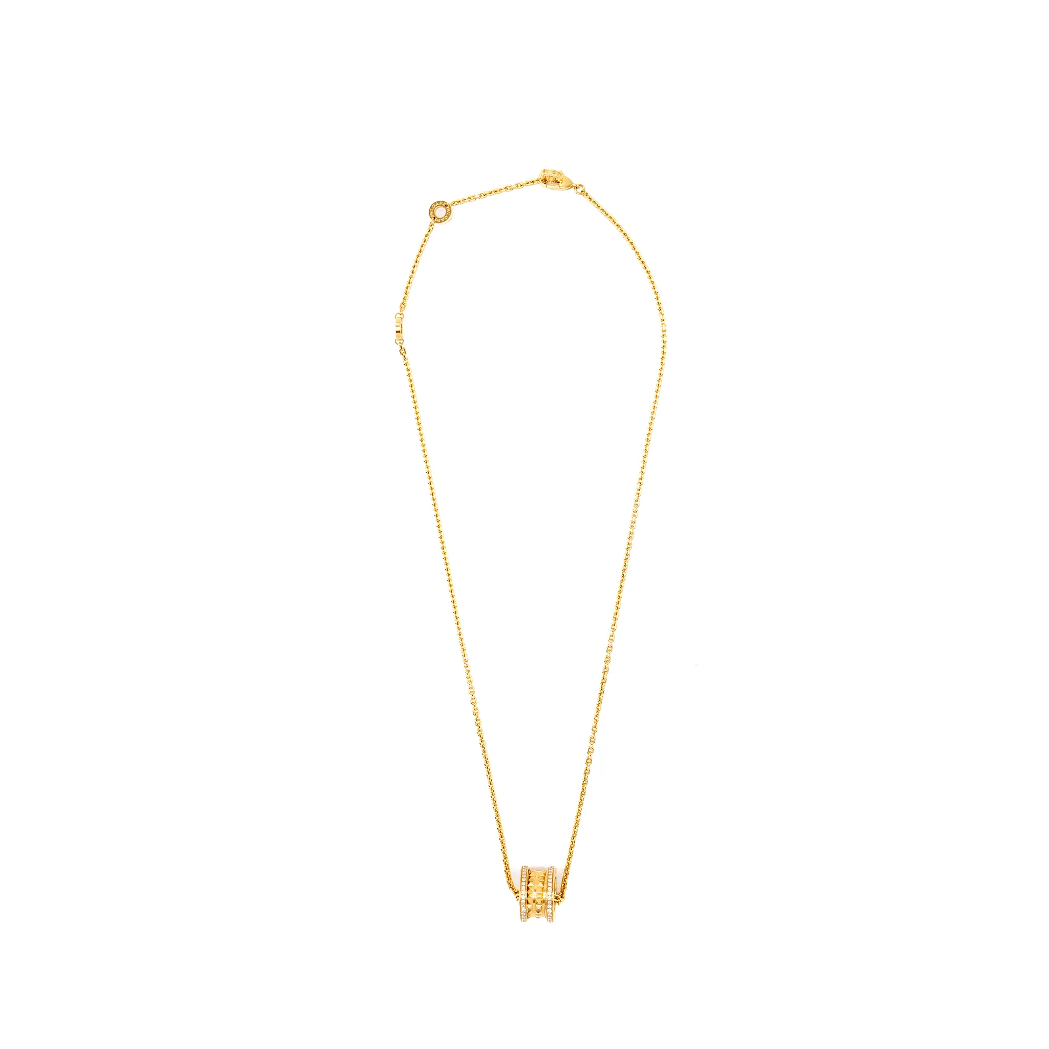 Bvlgari B.zero1 Necklace Yellow Gold, Diamonds - Image 3