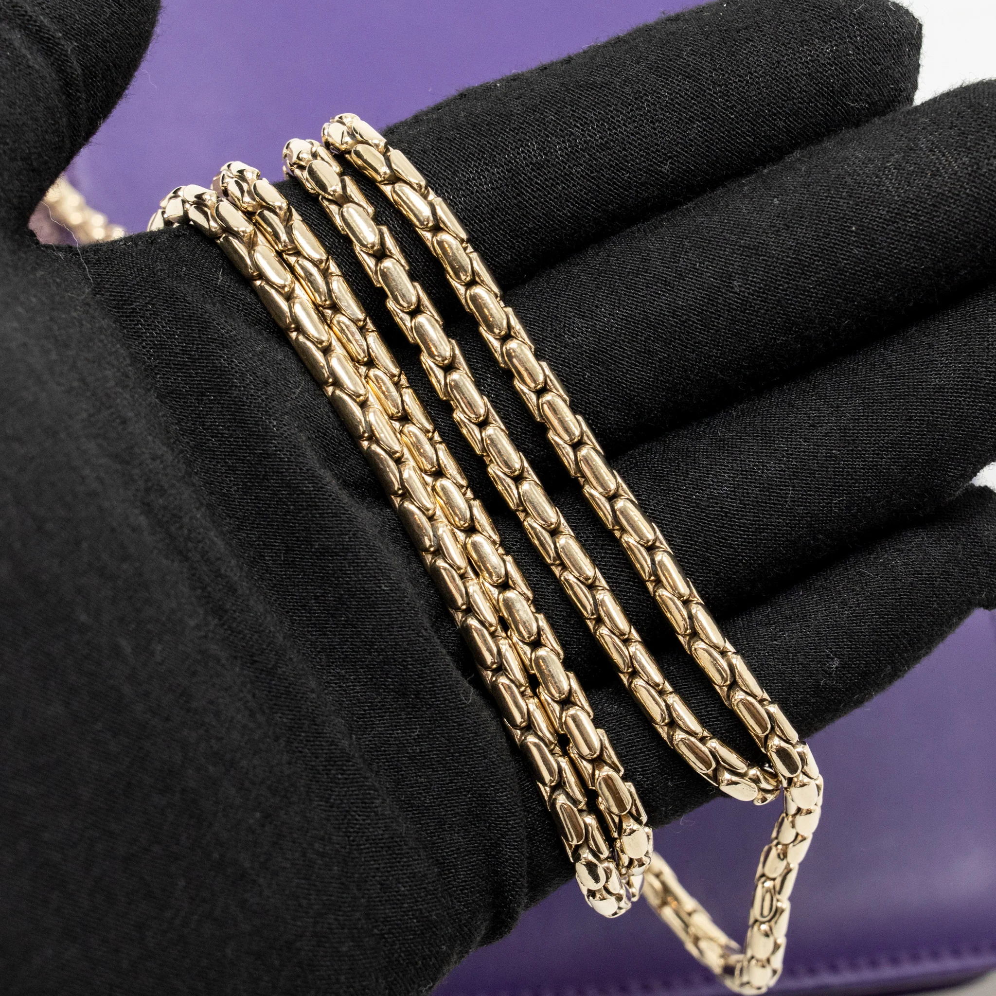 Bvlgari Serpenti Forever Bag Crystal Galuchat/Calfskin Purple LGHW - Image 17