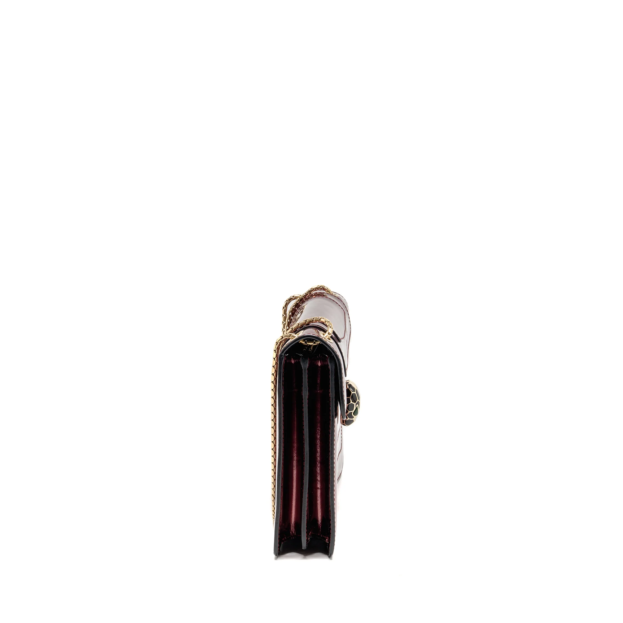Bvlgari Serpenti Forever Bag patent calfskin dark pink LGHW - Image 3