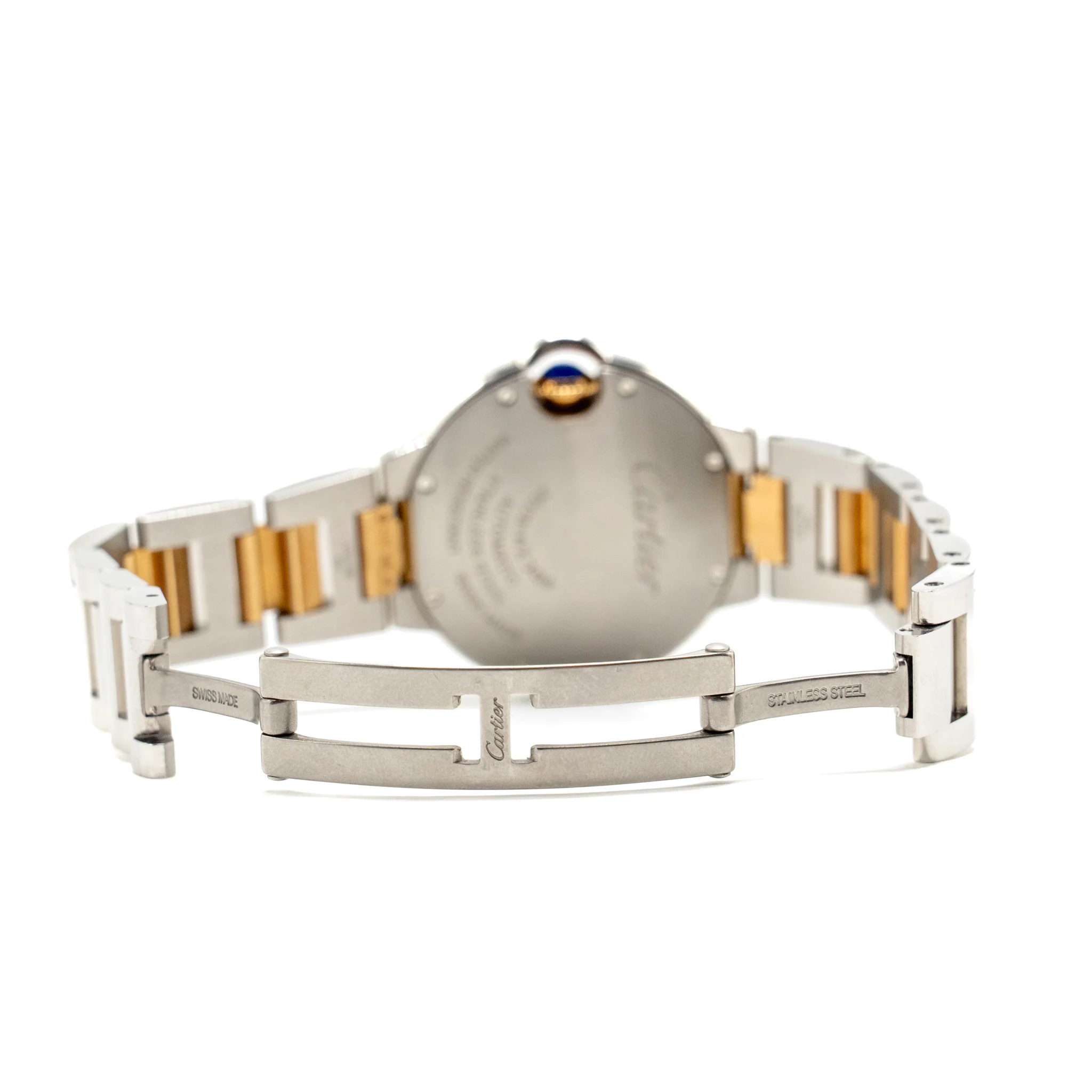 Cartier Ballon Bleu de Cartier 33mm Watch, Steel Case, Yellow Gold - Image 7