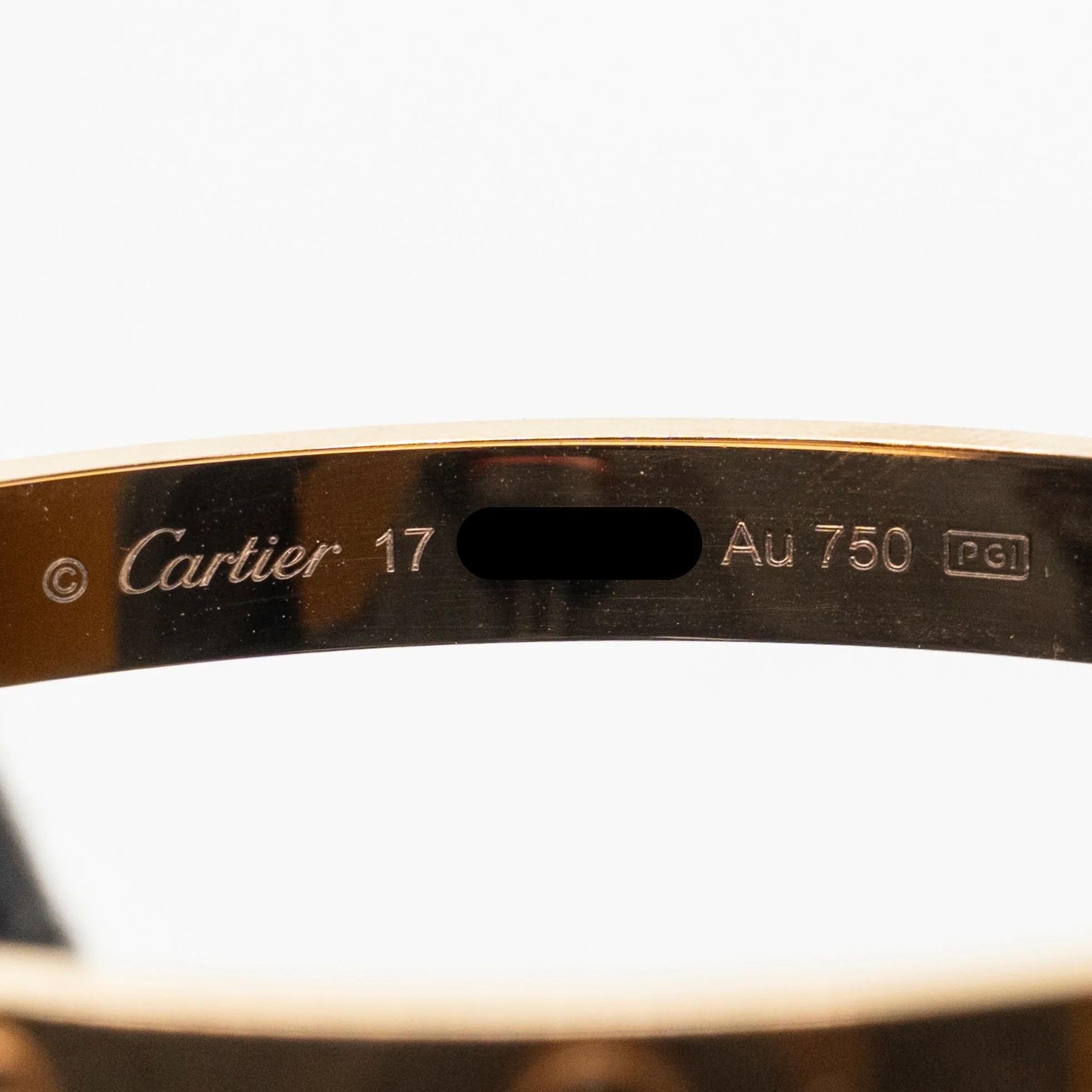 Cartier size 17 love bracelet rose gold - Image 6