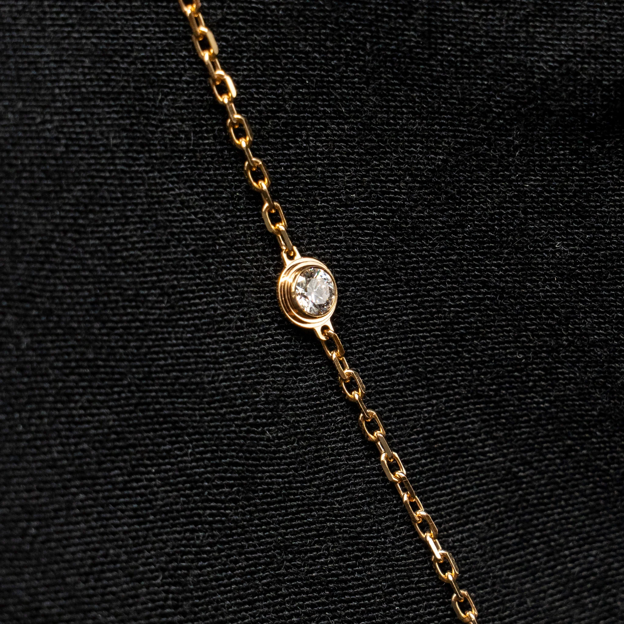 Cartier D’Amour Bracelet Medium Model Rose Gold, Diamond - Image 3