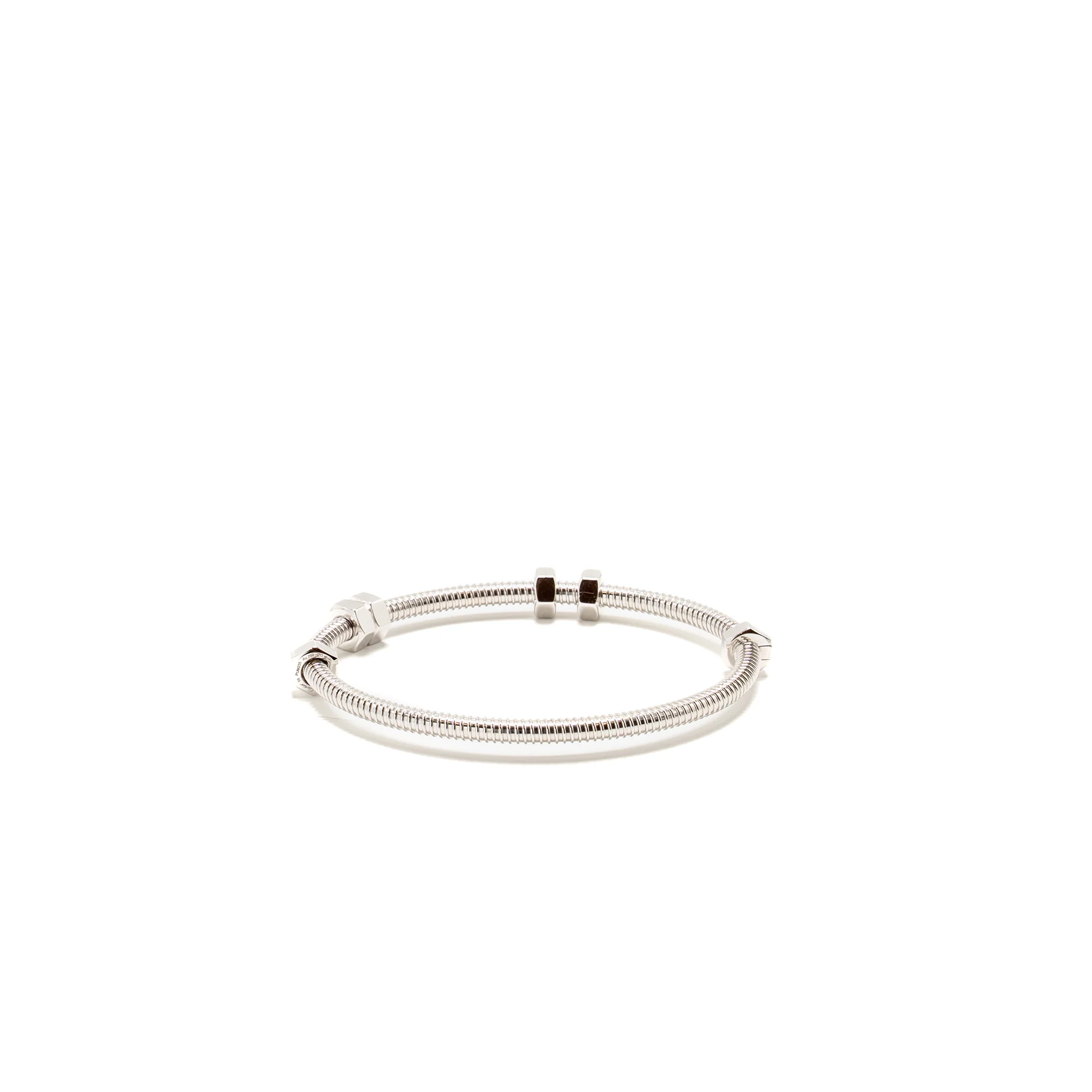 Cartier Size 16 Ecrou De Cartier Bracelet White Gold - Image 4