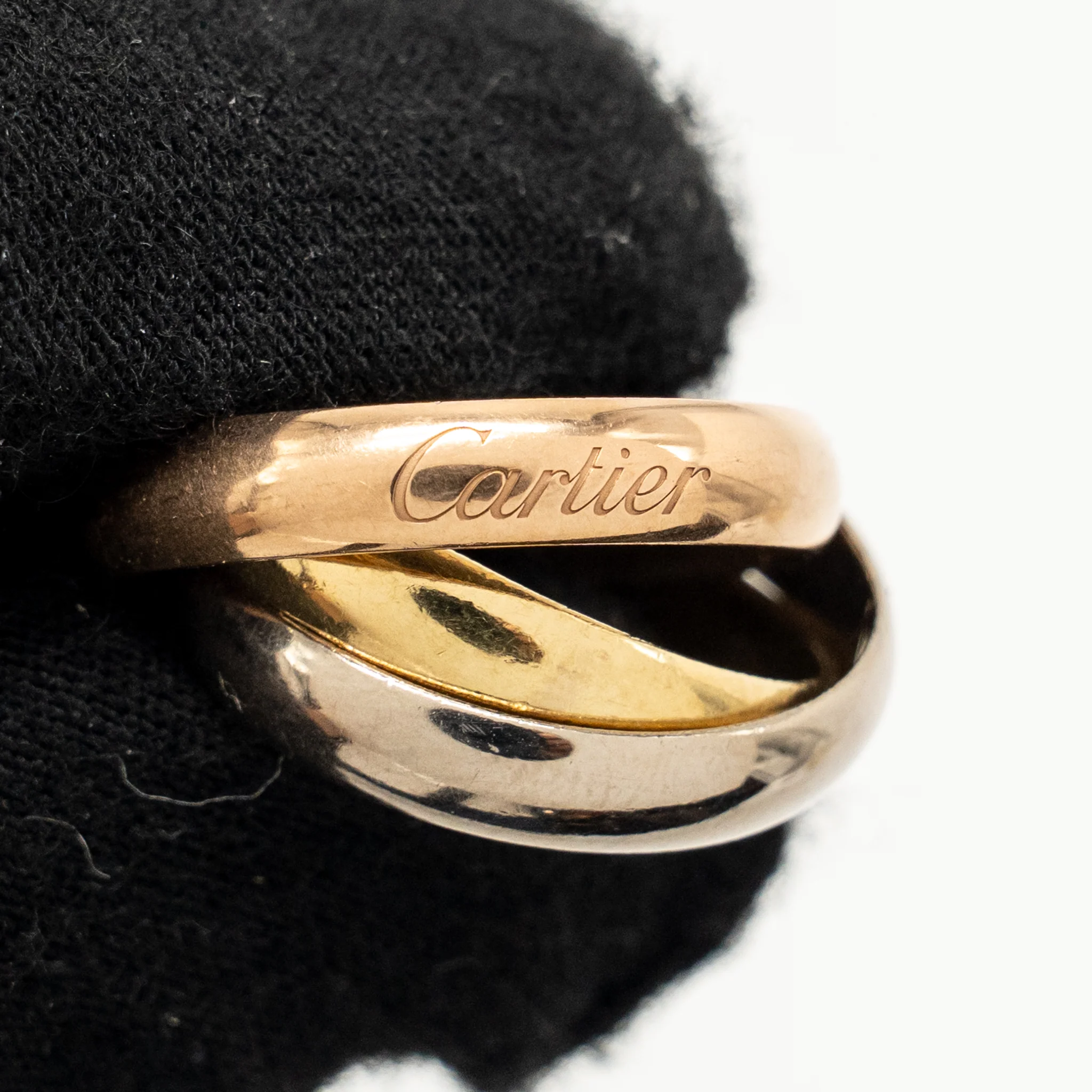 Cartier size 49 trinity ring Small Model white gold / rose gold / yellow golda - Image 5