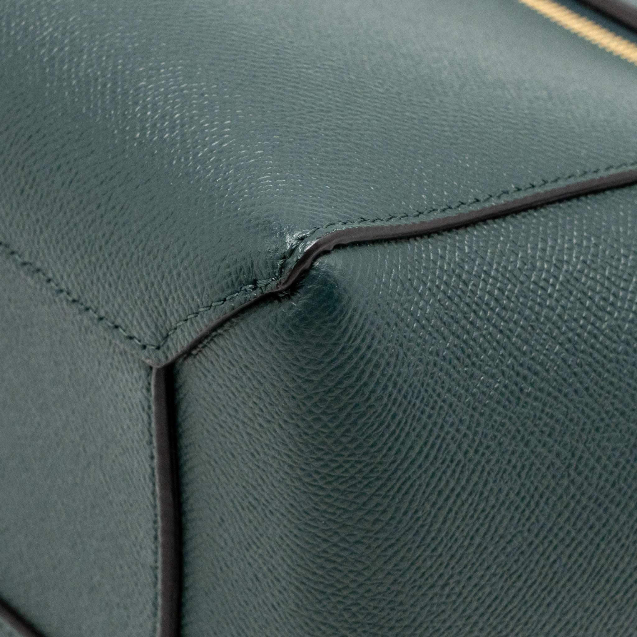 Celine Micro belt bag calfskin green GHW - Image 10
