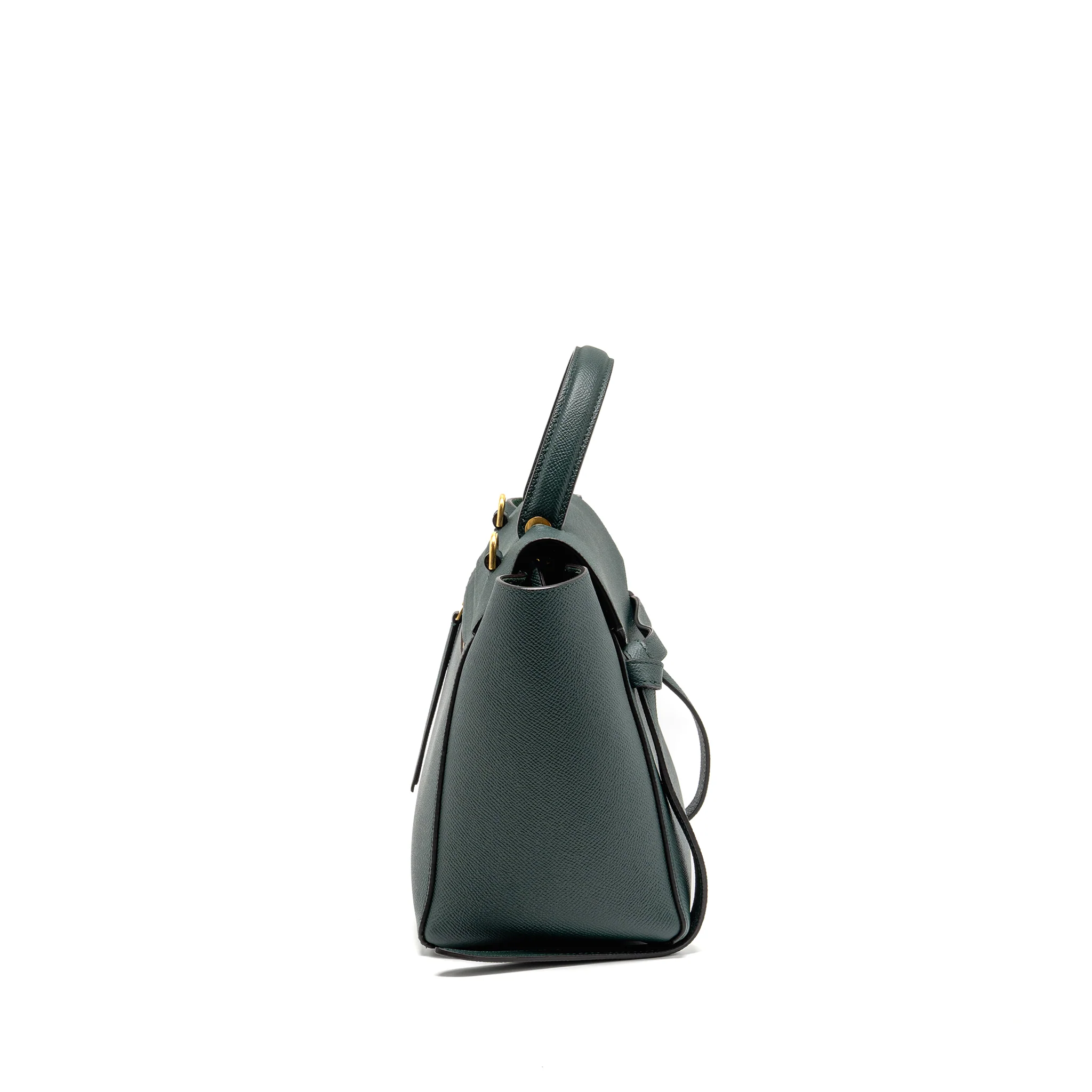Celine Micro belt bag calfskin green GHW - Image 3