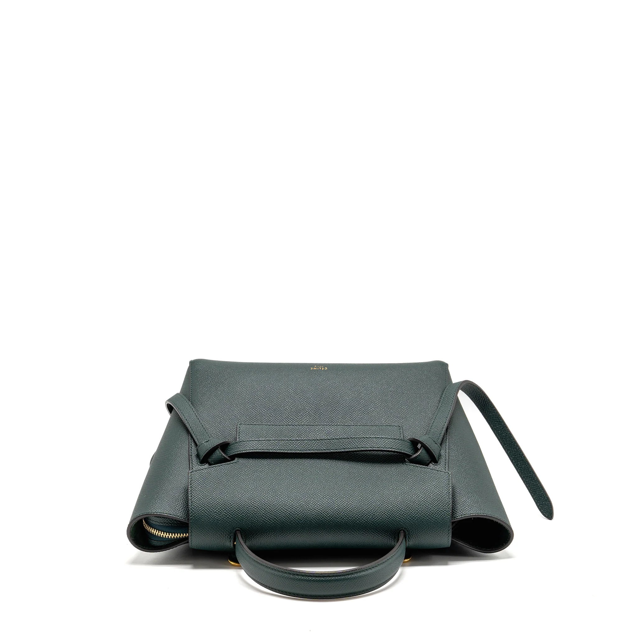 Celine Micro belt bag calfskin green GHW - Image 5