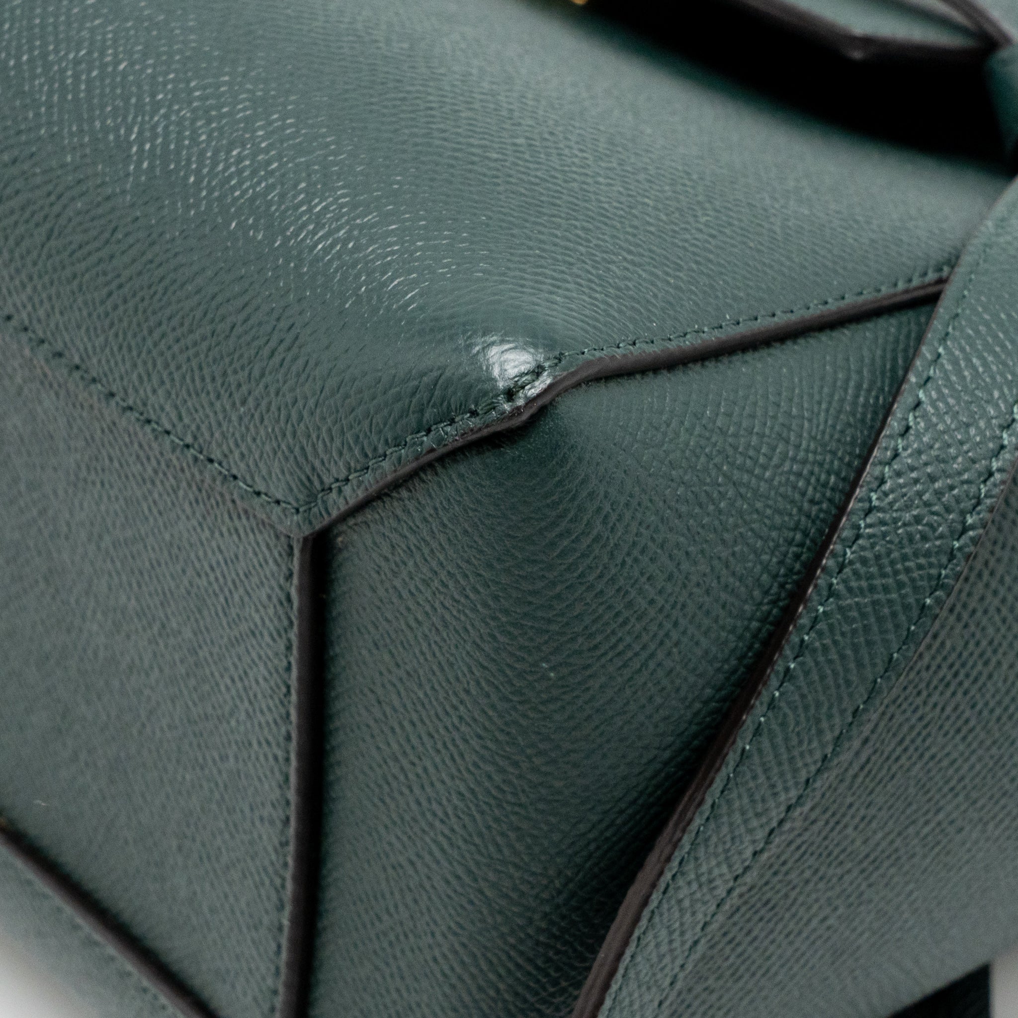Celine Micro belt bag calfskin green GHW - Image 8