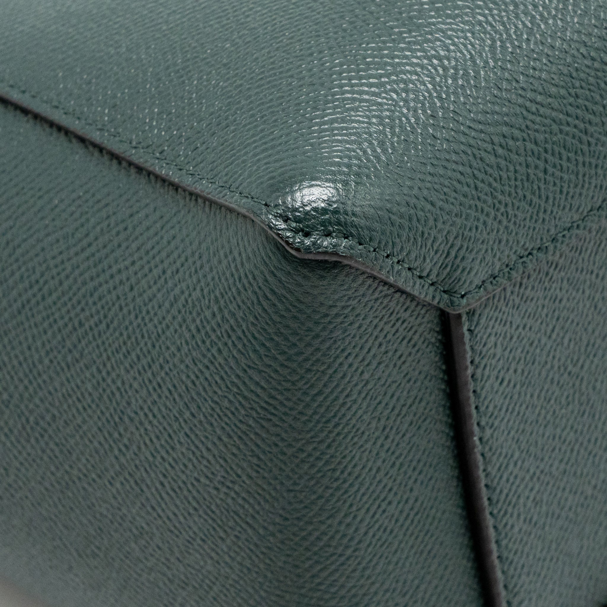 Celine Micro belt bag calfskin green GHW - Image 9