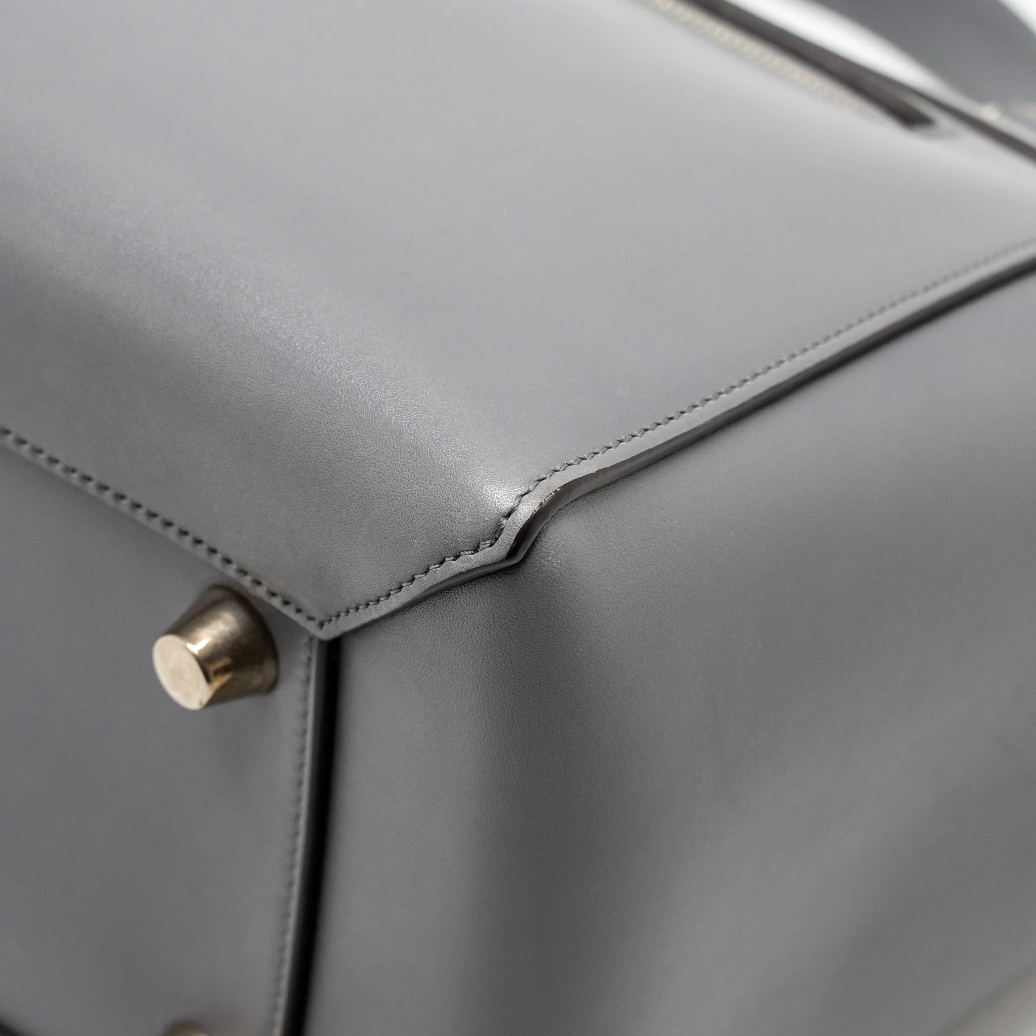 Celine Micro Belt Bag calfskin grey SHW - Image 11