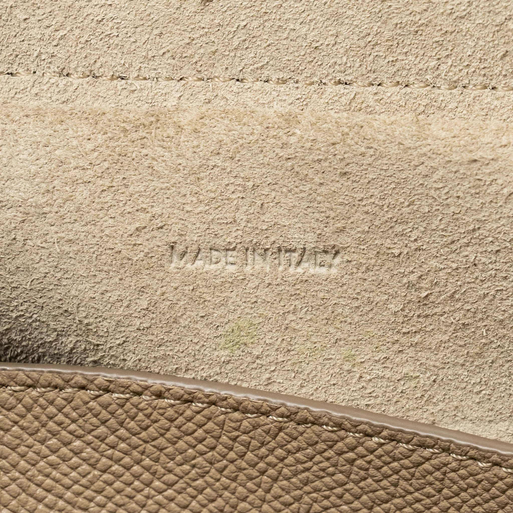 Celine Micro Belt Bag Grained Calfskin Beige GHW - Image 16