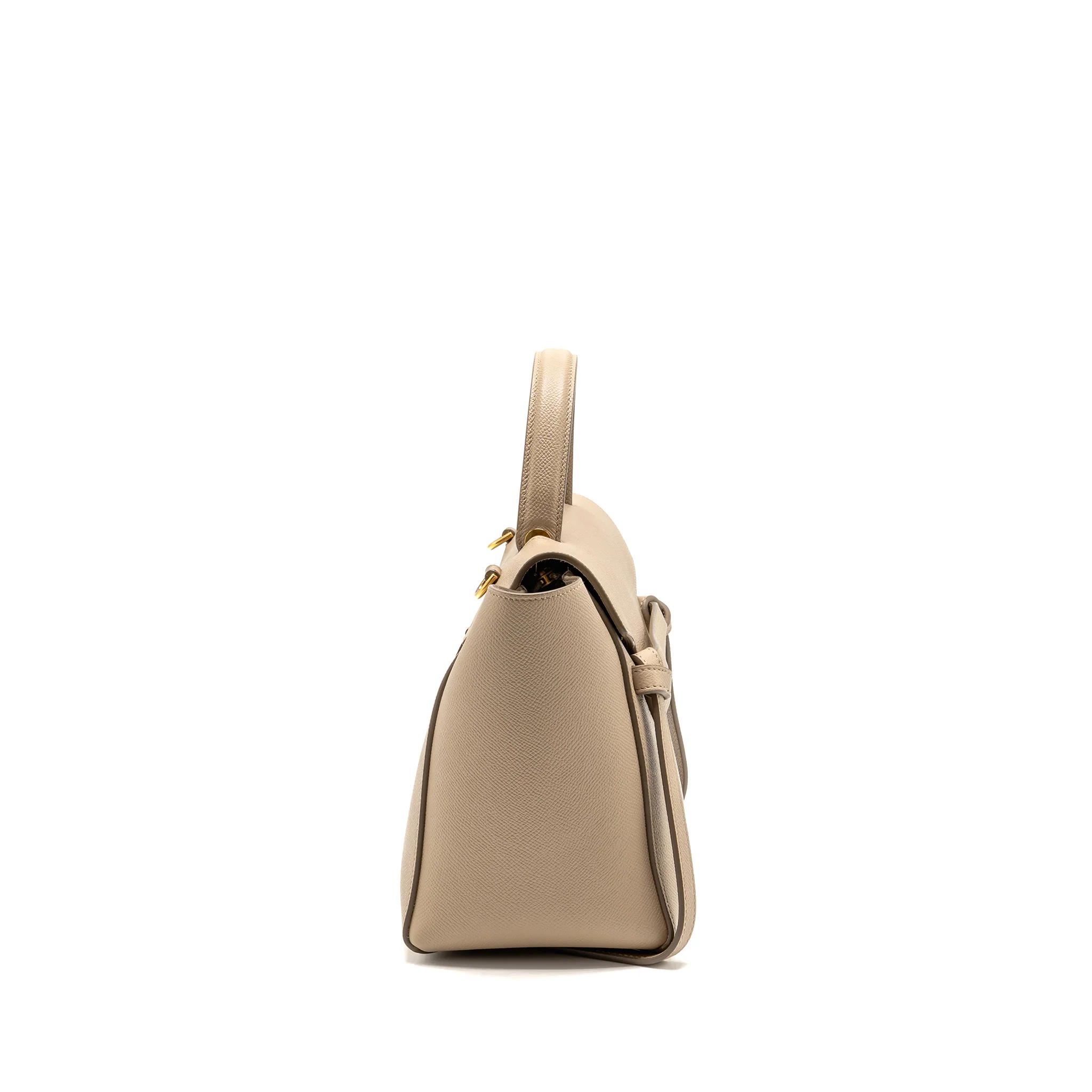 Celine Micro Belt Bag Grained Calfskin Beige GHW - Image 3