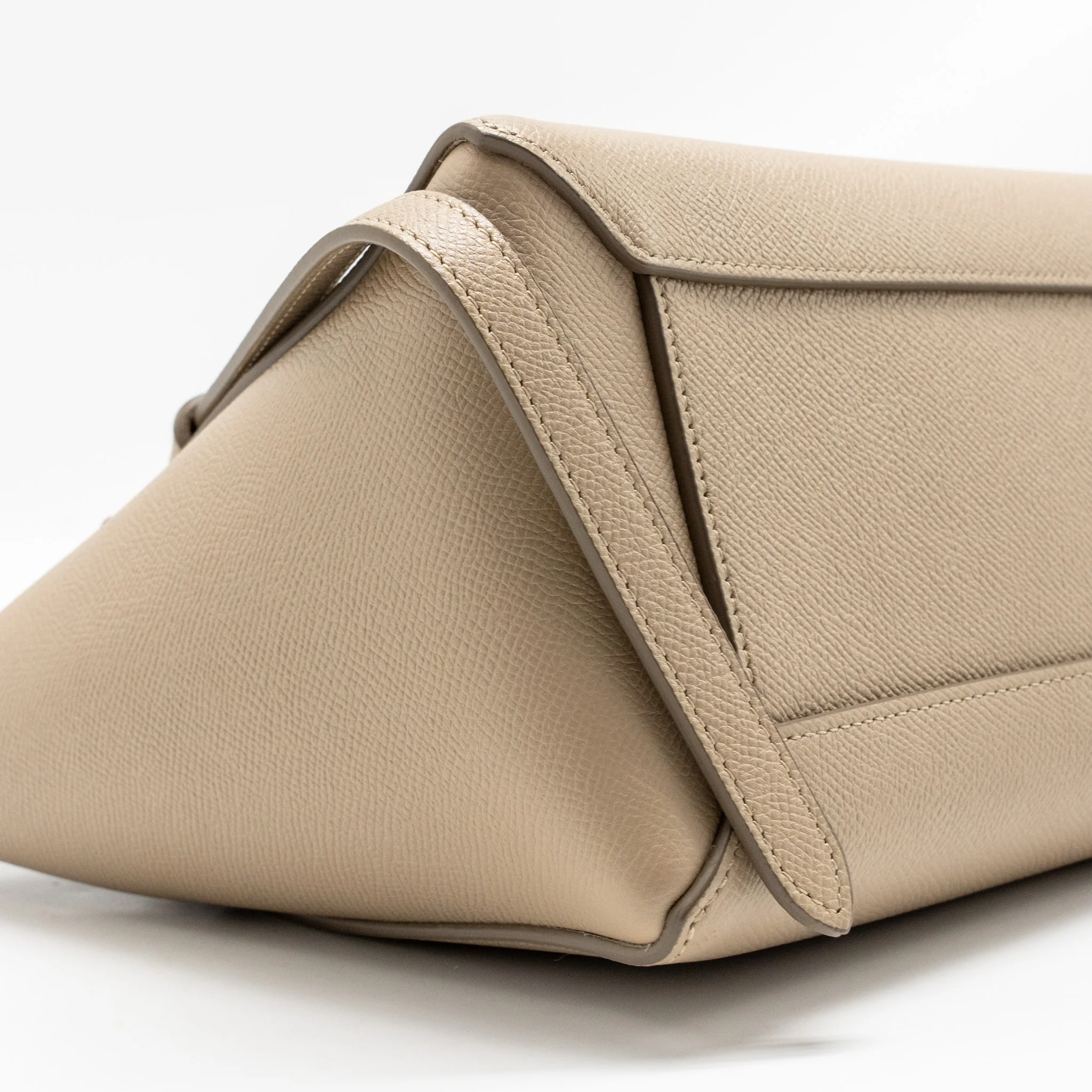 Celine Micro Belt Bag Grained Calfskin Beige GHW - Image 6