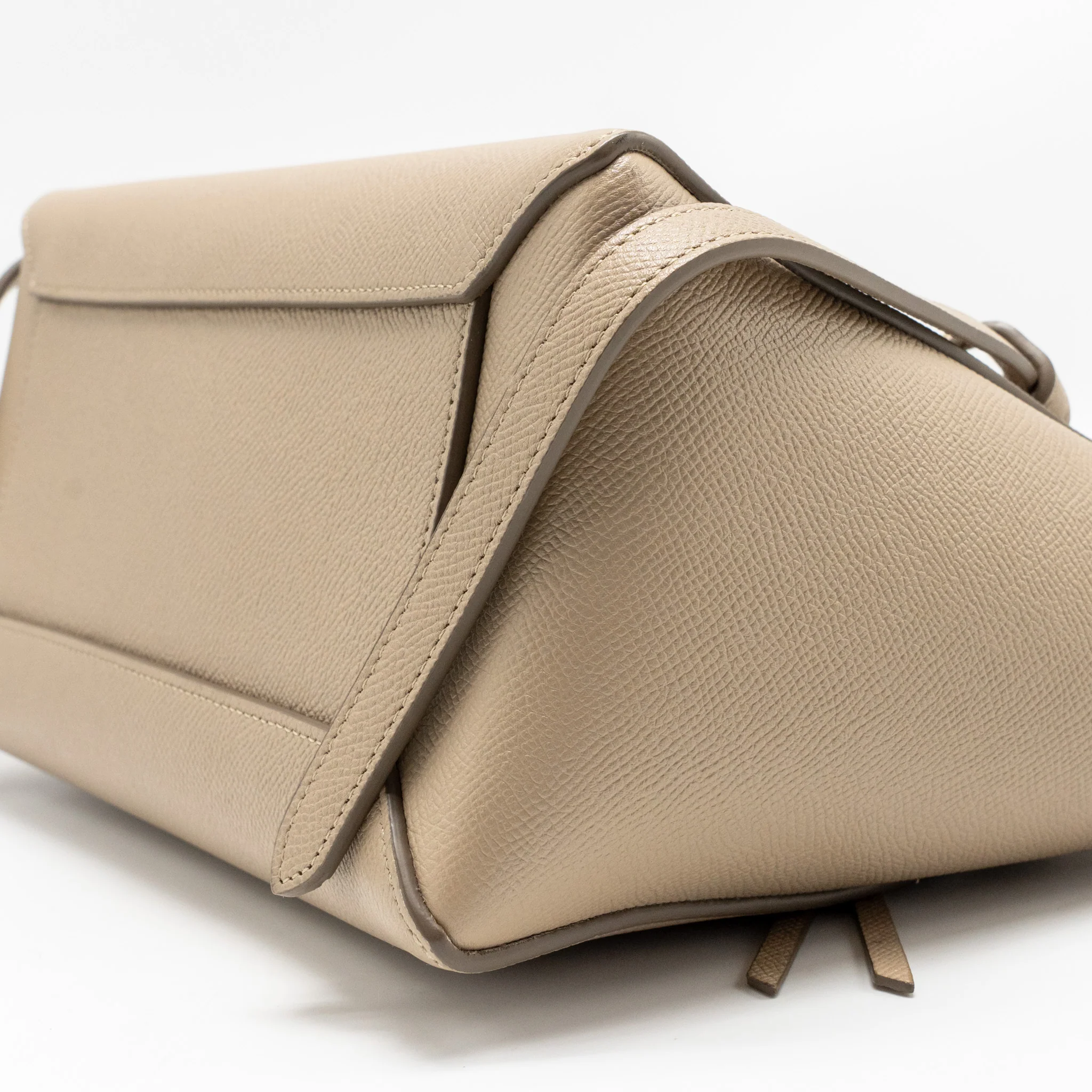 Celine Micro Belt Bag Grained Calfskin Beige GHW - Image 7